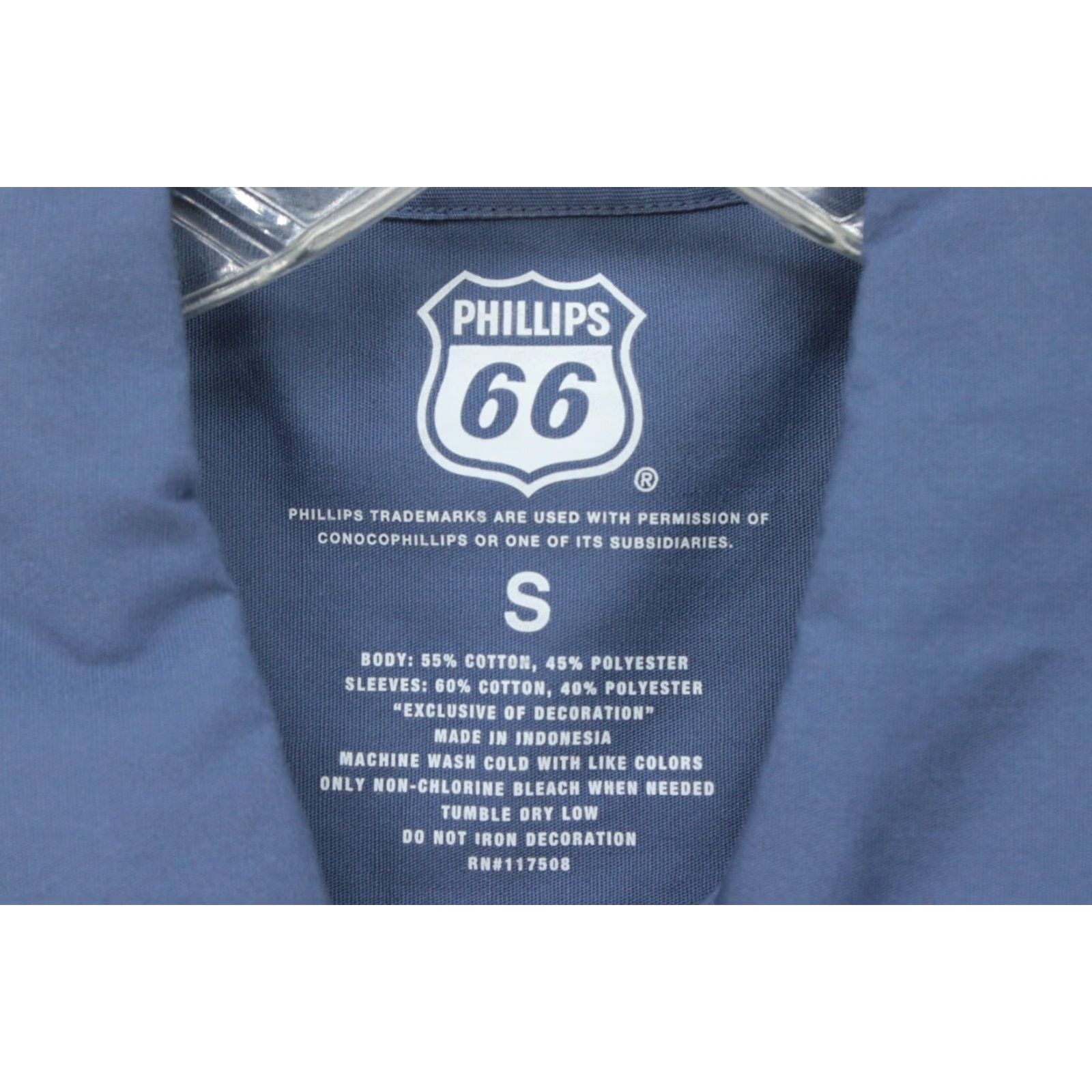 Vintage VINTAGE Phillips 66 Racing Shirt Men's Small Blue Thermal Long Sleeves Button Up Retro Size US S / EU 44-46 / 1 - 4 Thumbnail