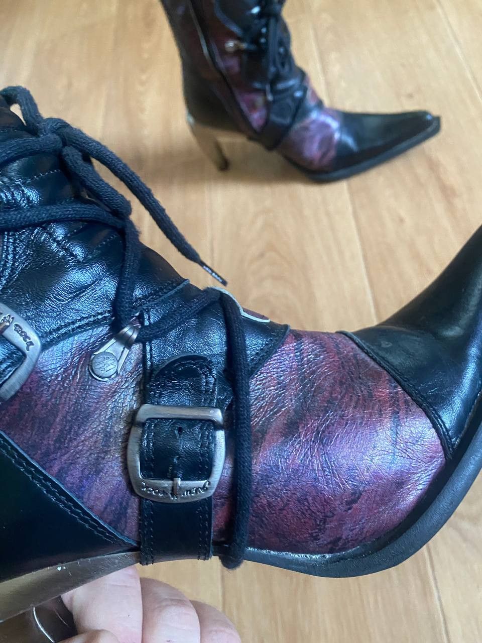 Japanese Brand New Rock Vintage Heels Boots Size US 7 / IT 37 - 7 Thumbnail