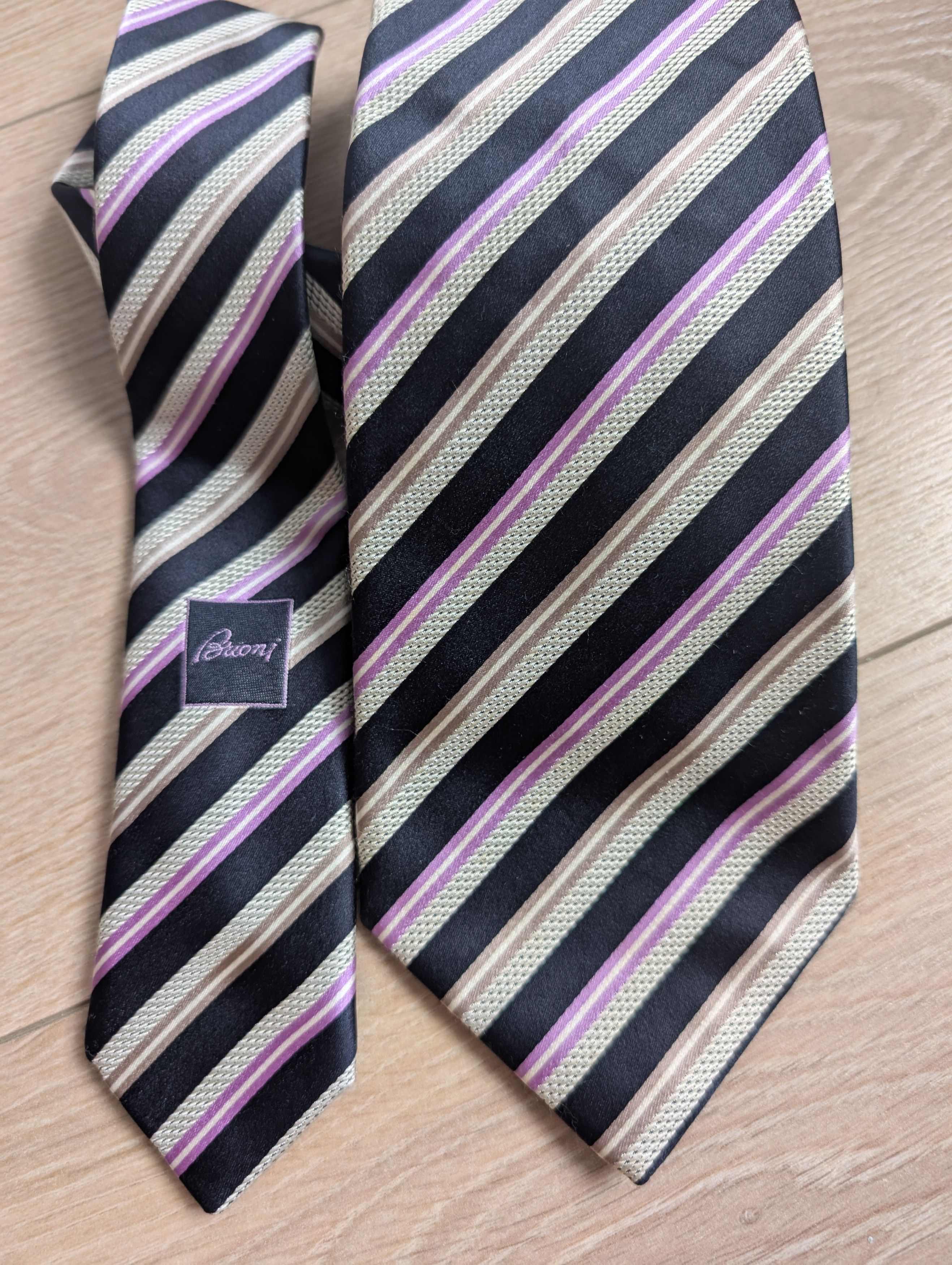 Brioni Broni luxury silk tie Size ONE SIZE - 6 Thumbnail