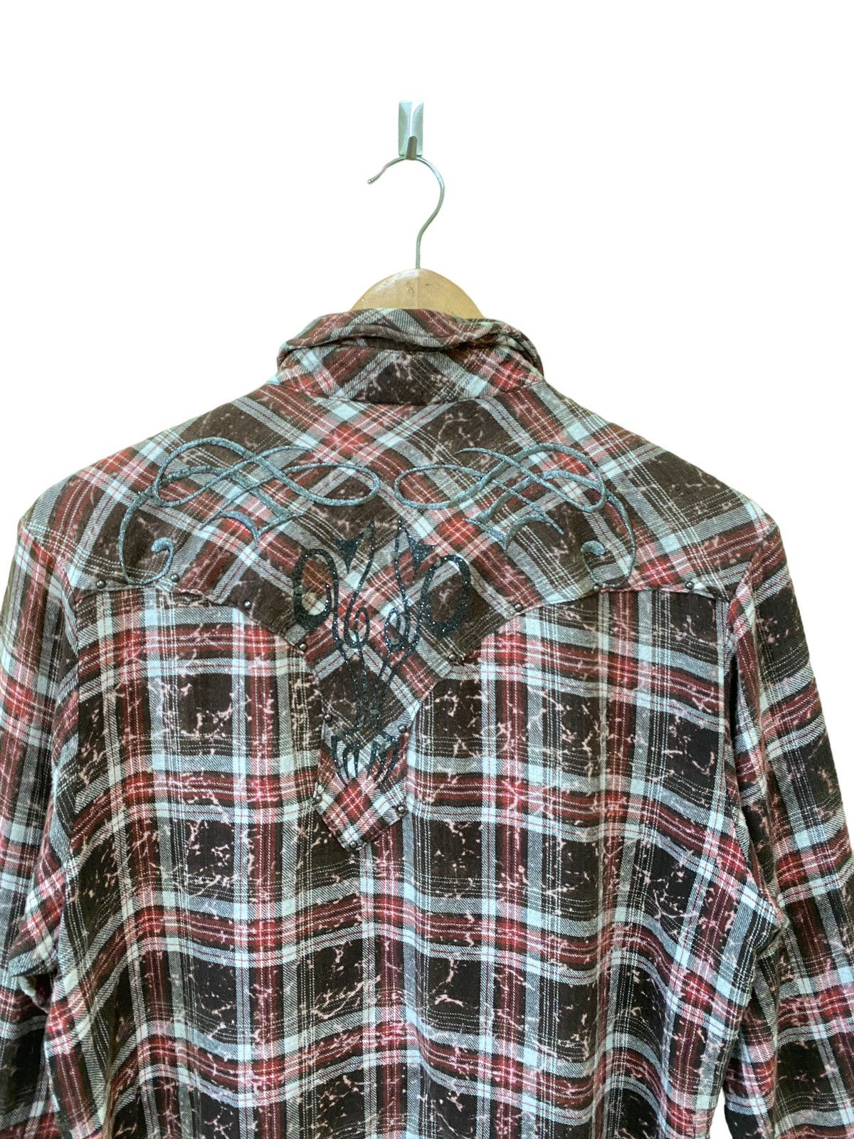 In The Attic IN THE ATTIC Plaid Embroidery Flannel Size US M / EU 48-50 / 2 - 9 Thumbnail