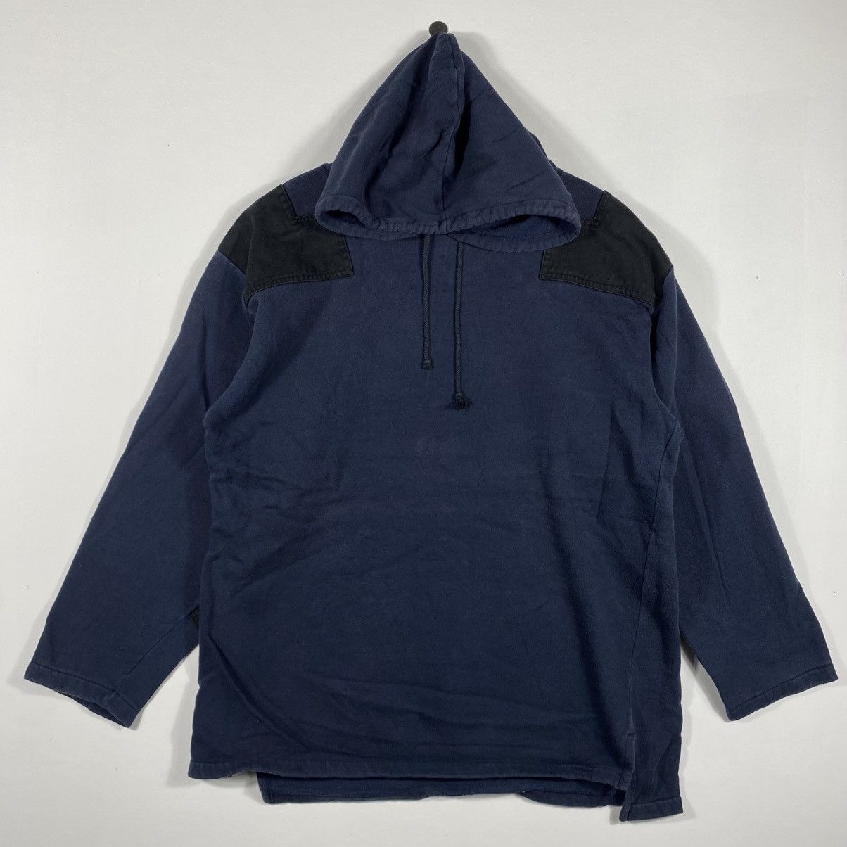 agnes b. Vintage 90's AGNES B. Homme Paris Hoodie Pullover Size US L / EU 52-54 / 3 - 2 Thumbnail