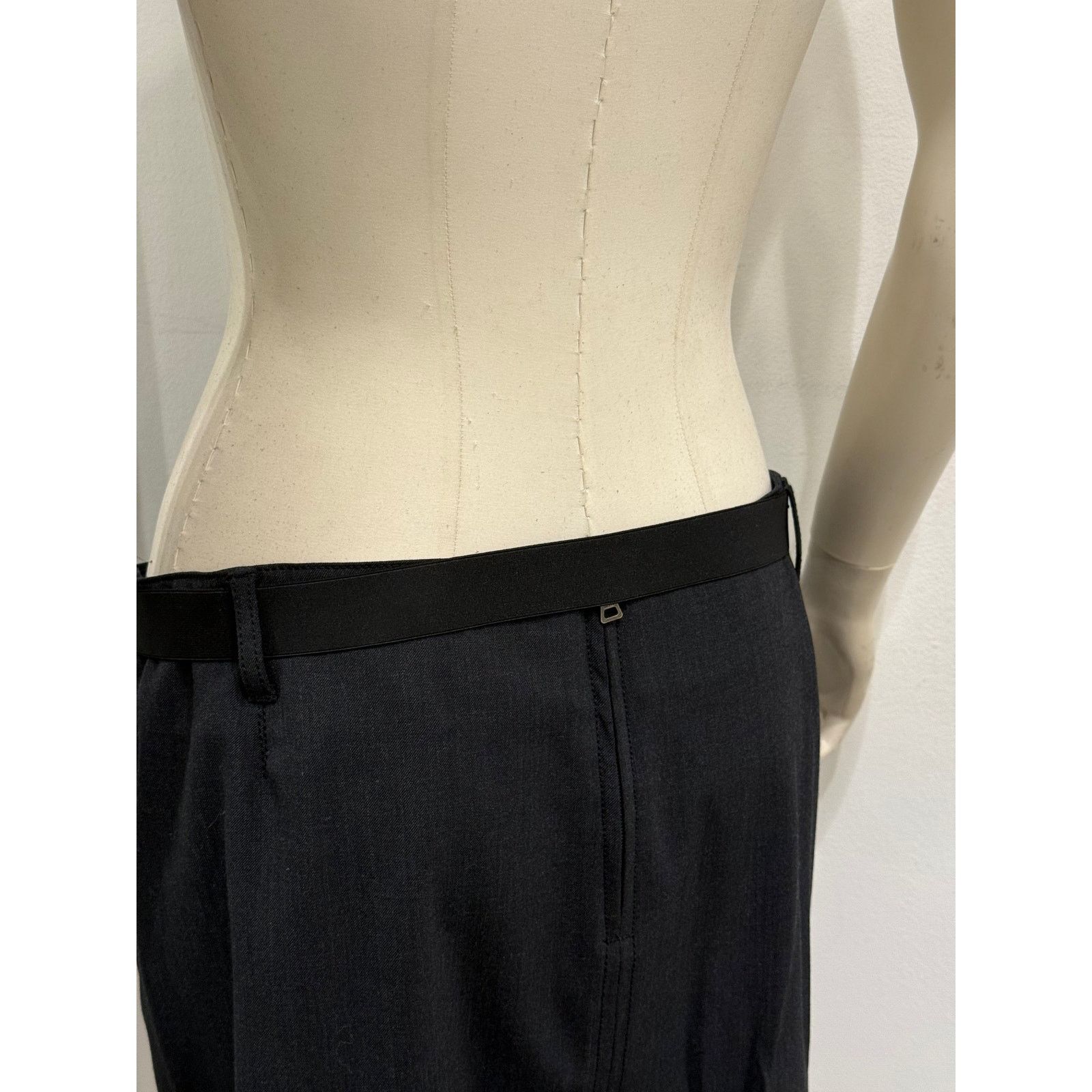 Prada Prada wool midi belted skirt with zippers Size 28" / US 6 / IT 42 - 5 Thumbnail
