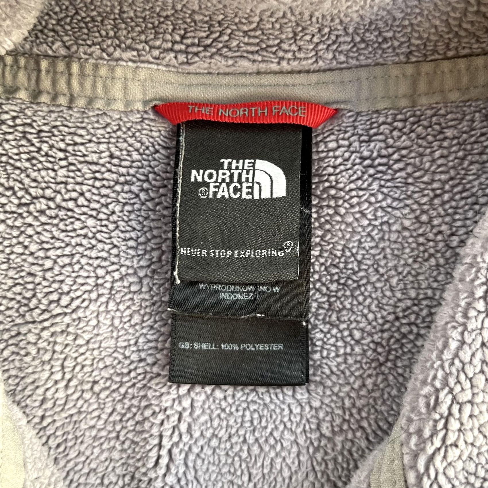 The North Face The North Face Fleece Jacket Womens Medium Purple Full Zip Outdoor Cozy Zip Pocket Lightweight Size M / US 6-8 / IT 42-44 - 3 Thumbnail