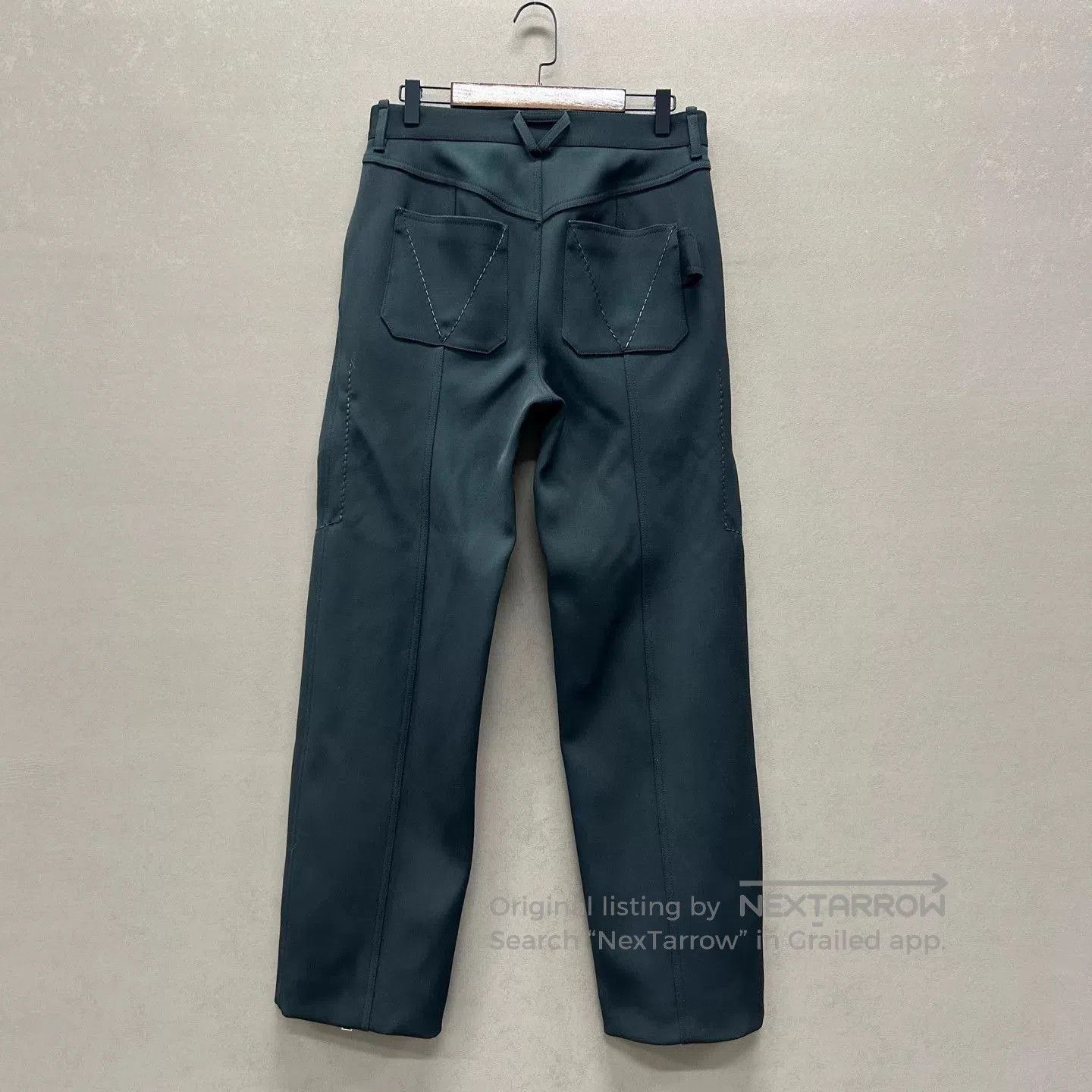 Bottega Veneta Black Zip-Detail High-Waist Casual Pants Size 32. Size US 32 / EU 48 - 2 Thumbnail