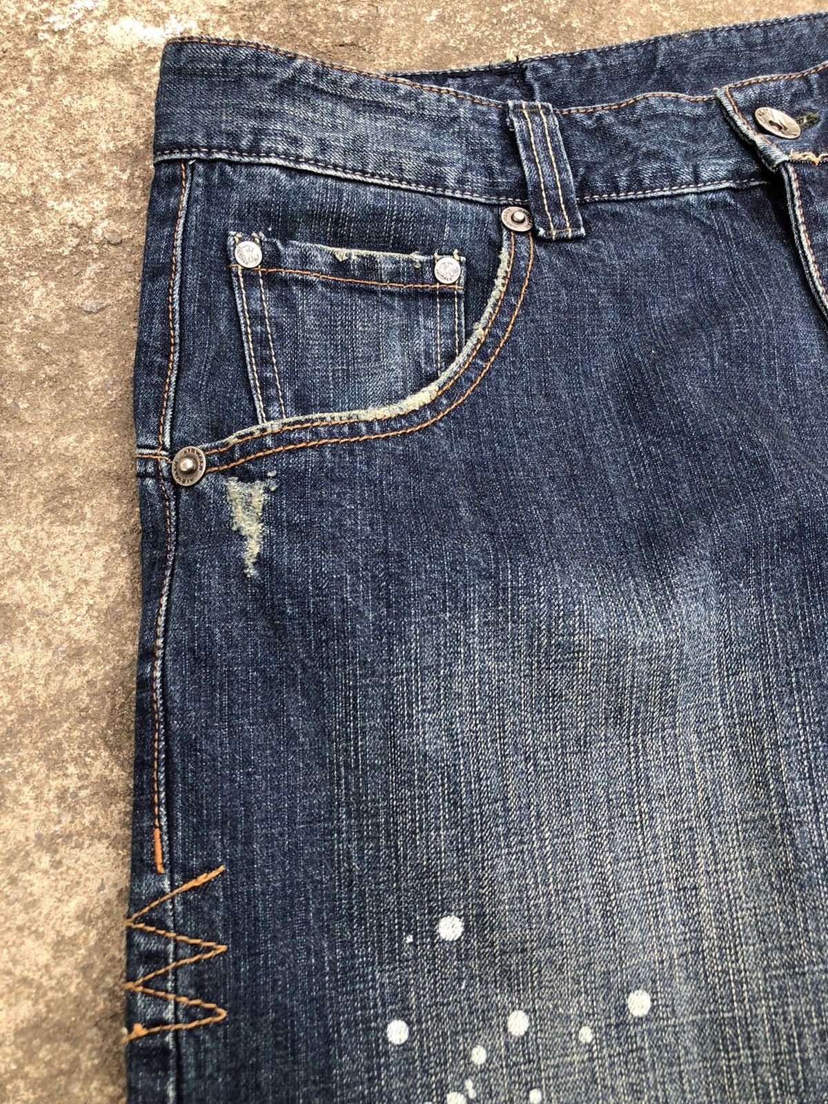 Airwalk Airwalk Vintage Baggy Distressed Denim Patch Loose Studded Size US 32 / EU 48 - 8 Thumbnail