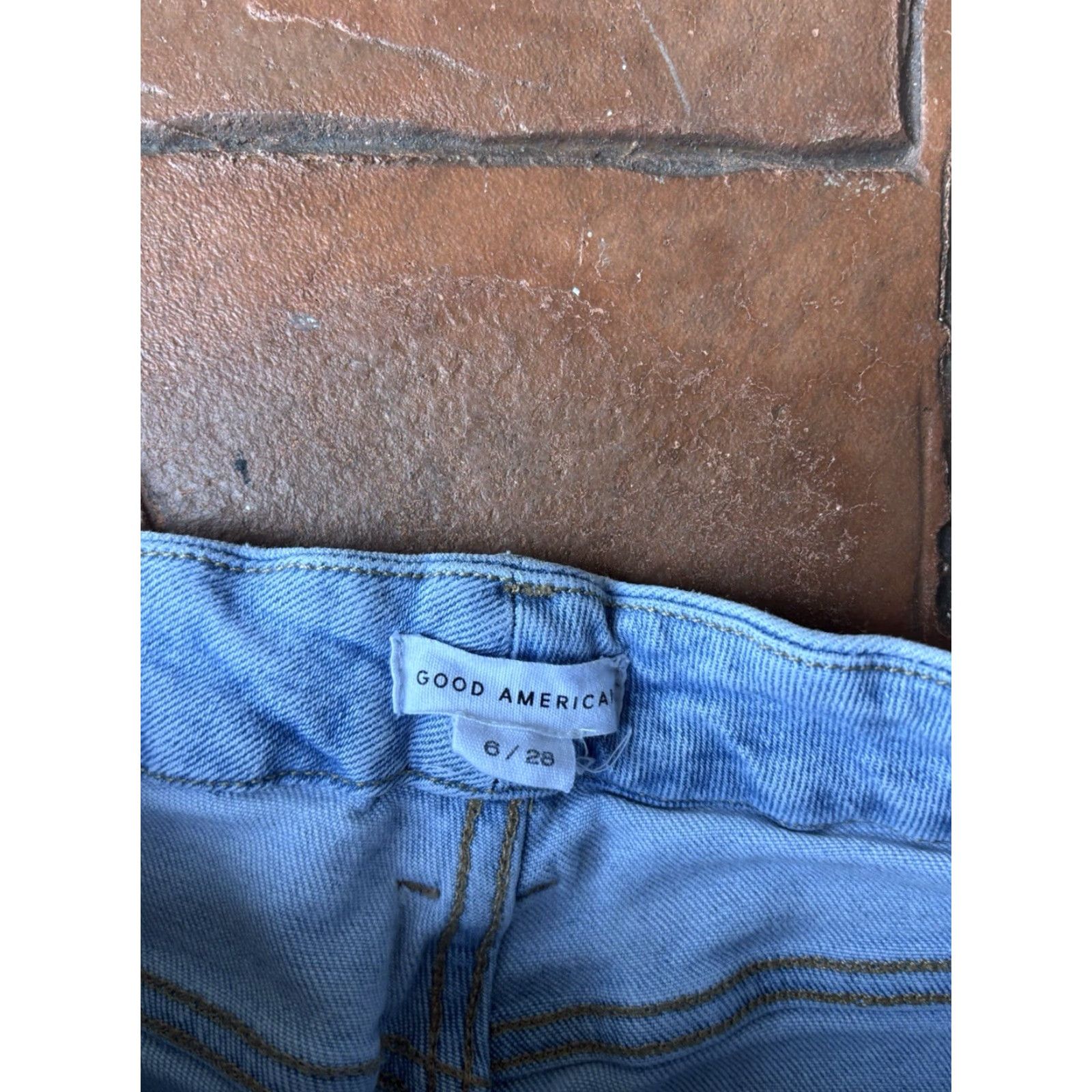 Good American VINTAGE Good American Good Boy High Rise Boyfriend Straight Leg Jeans Women’s 6/28 Shirt Size 28" / US 6 / IT 42 - 2 Thumbnail