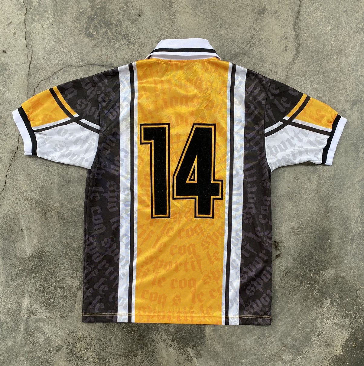 Le Coq Sportif Vintage 90s Lecoq Sportif No 14 Rare Jersey Size US M / EU 48-50 / 2 - 2 Thumbnail