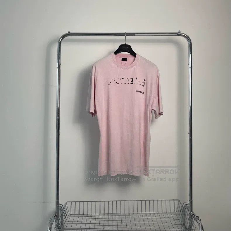 Balenciaga Balenciaga Letter blur shadow short-sleeved Size US L / EU 52-54 / 3 - 1 Thumbnail