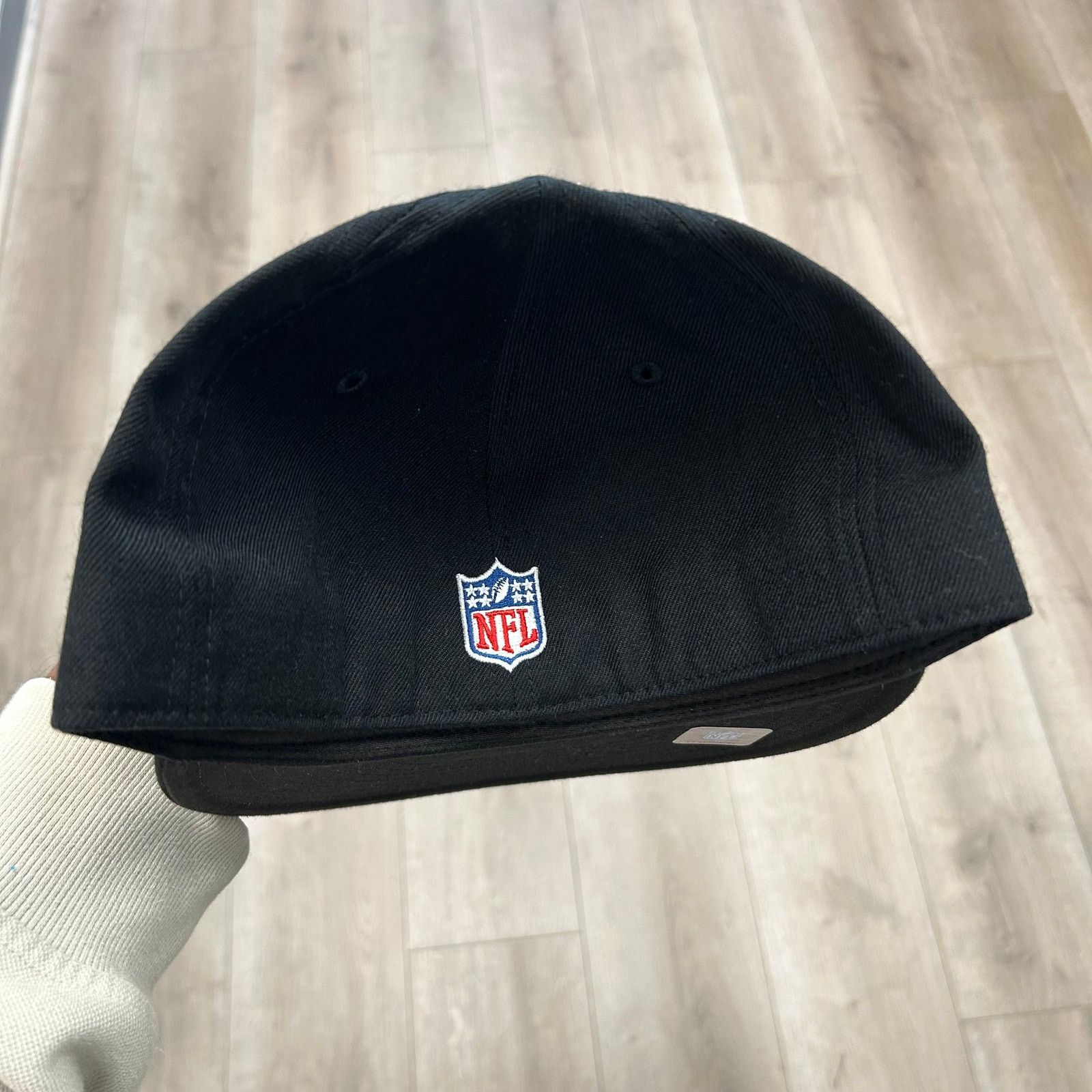 Reebok Reebok San Francisco 49ers fitted cap Hat size 7 3/8 Black Size ONE SIZE - 4 Thumbnail