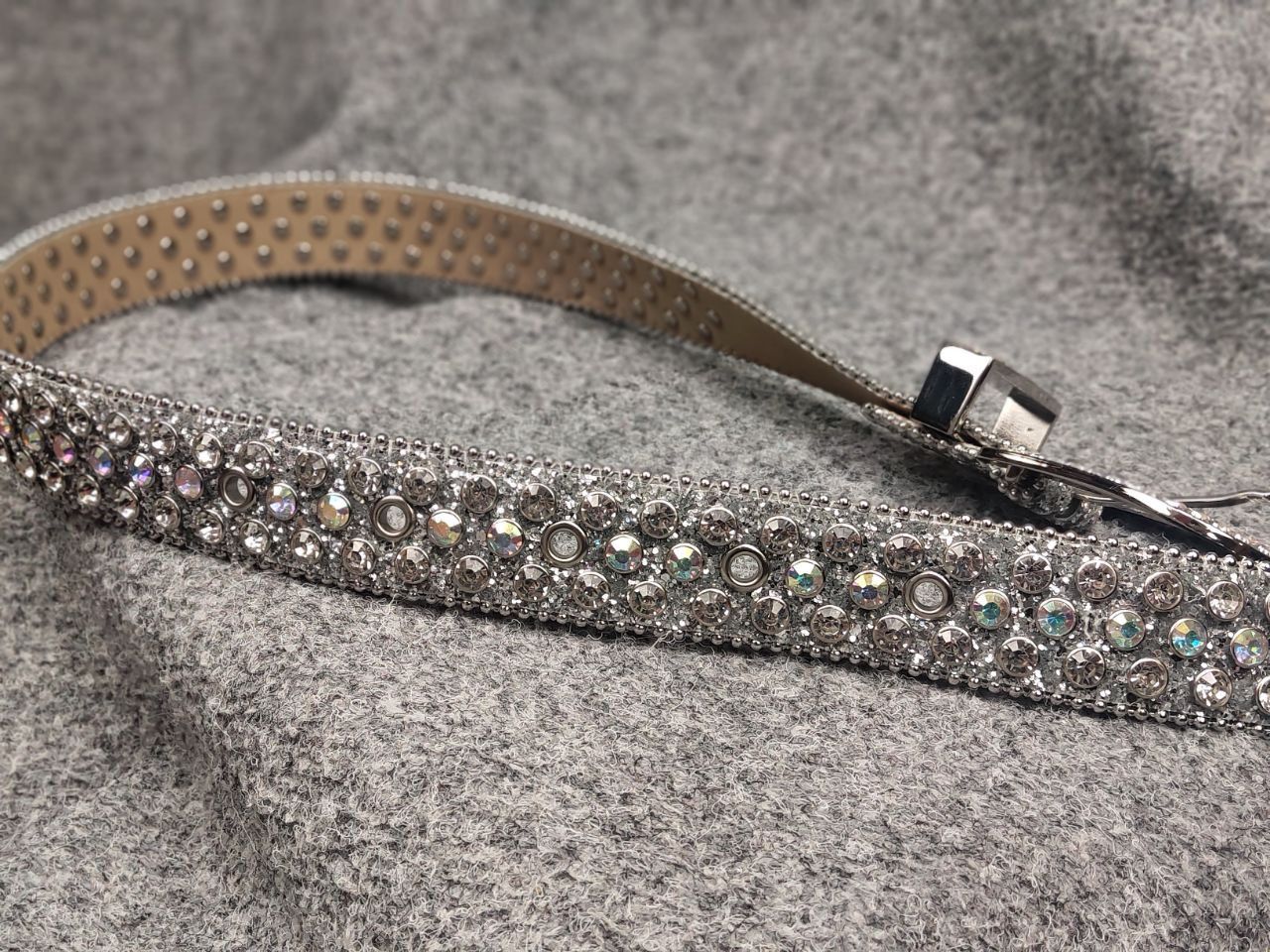 If Six Was Nine Vintage Hysteric Glamour B.B Simon Style Y2K stones Belt Size ONE SIZE - 9 Thumbnail