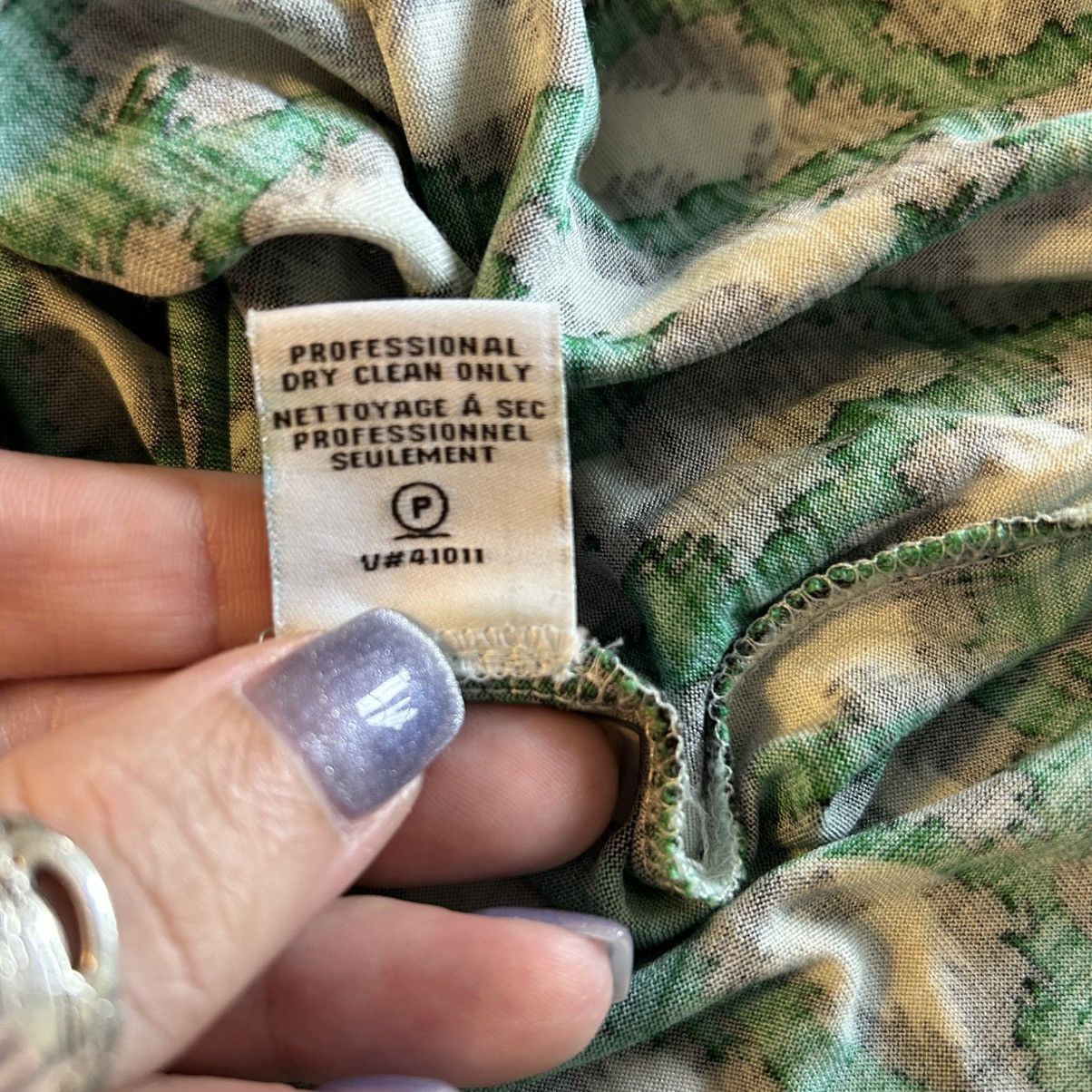 Diane von Furstenberg Diane Von Fustenberg green leopard print LS silk blend M Size M / US 6-8 / IT 42-44 - 11 Thumbnail