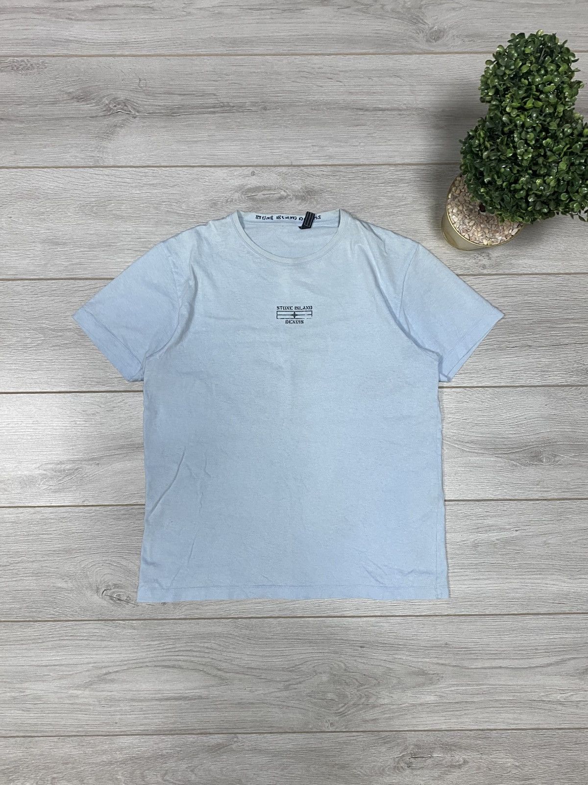 Stone Island Stone Island denims shirt centr logo compass Size US L / EU 52-54 / 3 - 7 Thumbnail