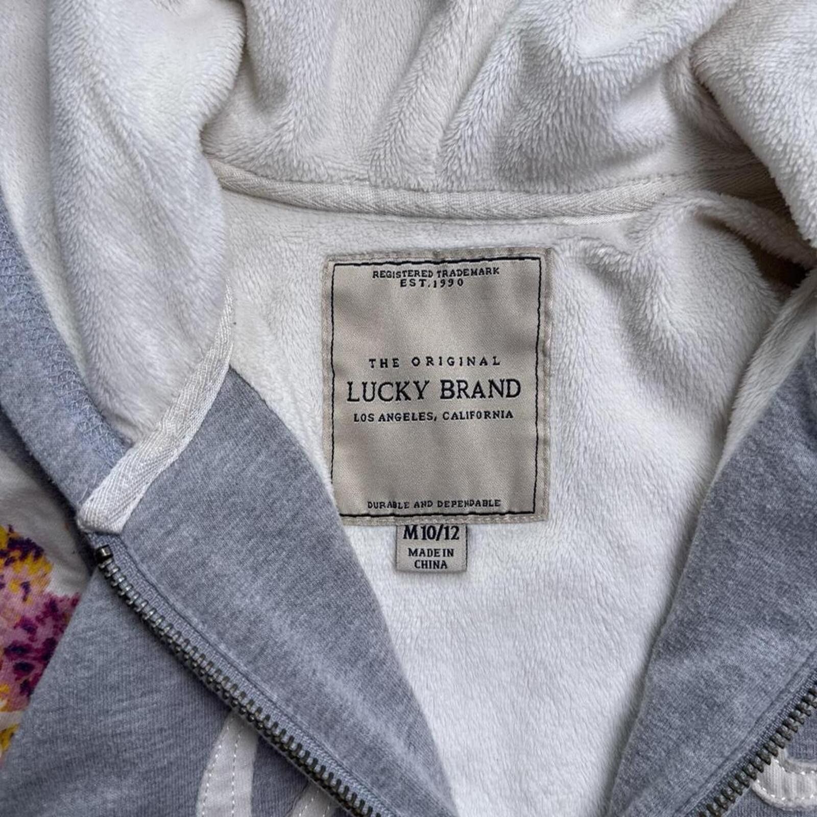 Lucky Brand Y2K Lucky Brand 00s gray zip up jacket Size M / US 6-8 / IT 42-44 - 4 Thumbnail
