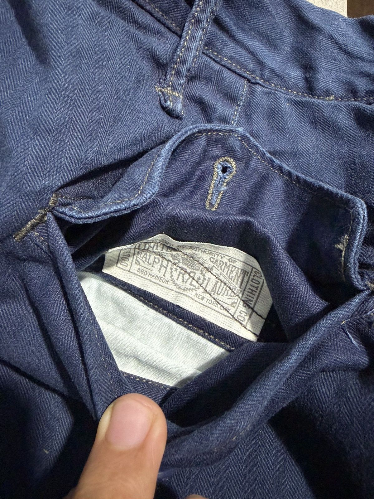 RRL Ralph Lauren Double RL, RRL Herringbone twill field millitary pant Size US 31 - 9 Thumbnail