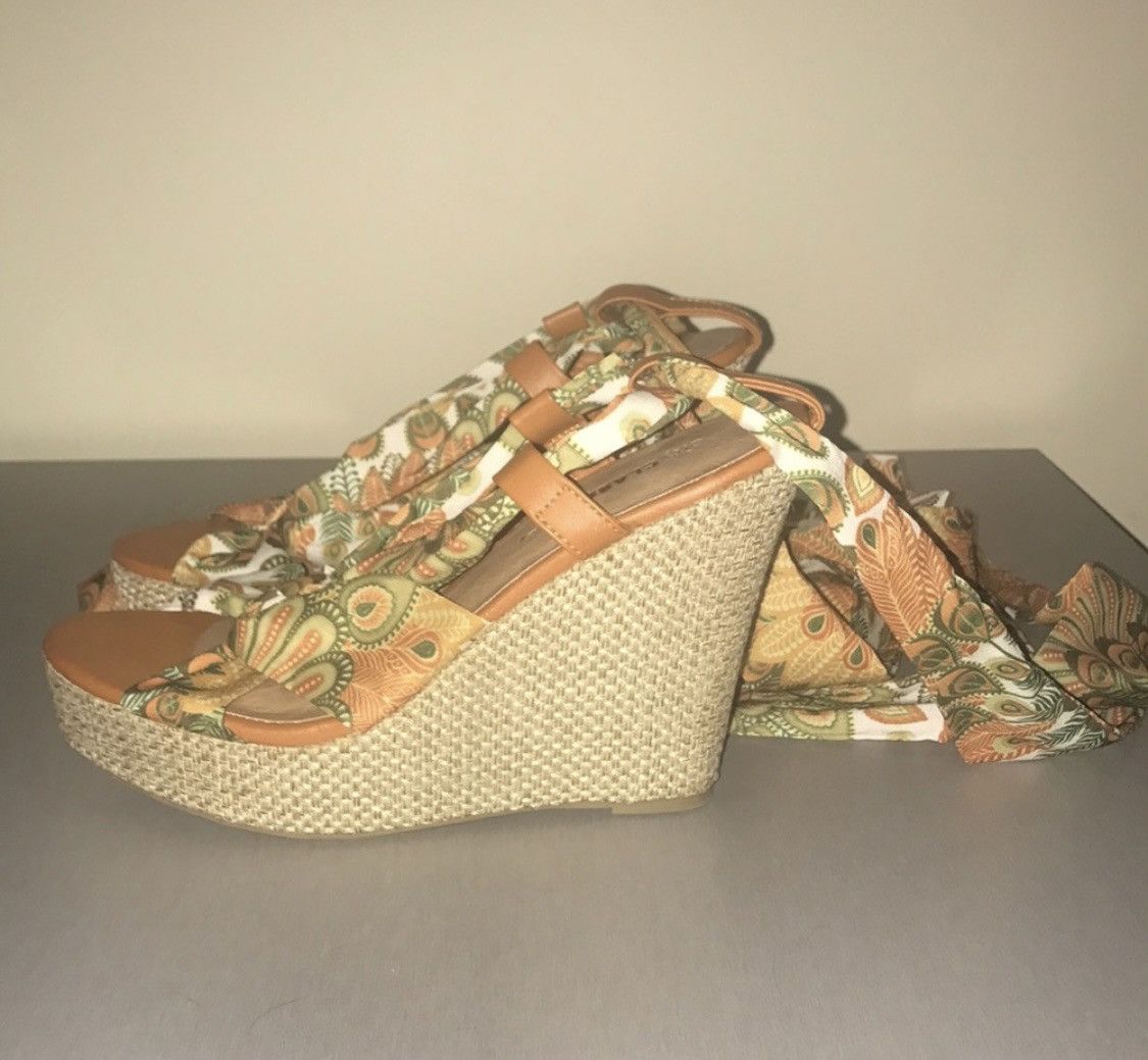 Other ESPADRILLES LACE UP WEDGE SANDALS Size US 7 / IT 37 - 3 Thumbnail