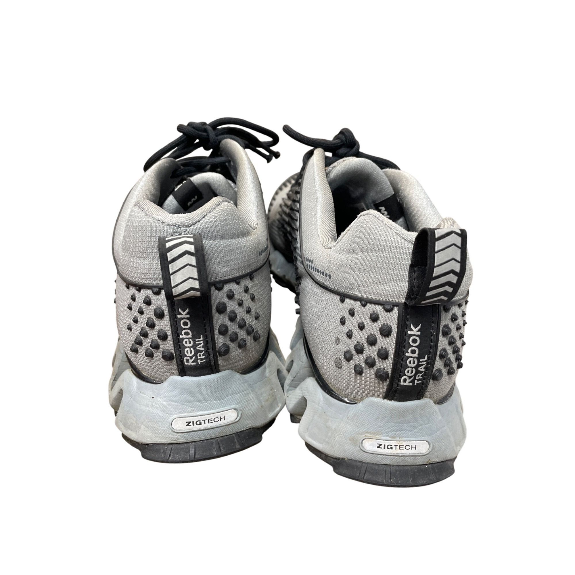 Reebok Reebok Zig Tech 2.0 Mens gray black running shoes sneakers Size US 12 / EU 45 - 12 Thumbnail