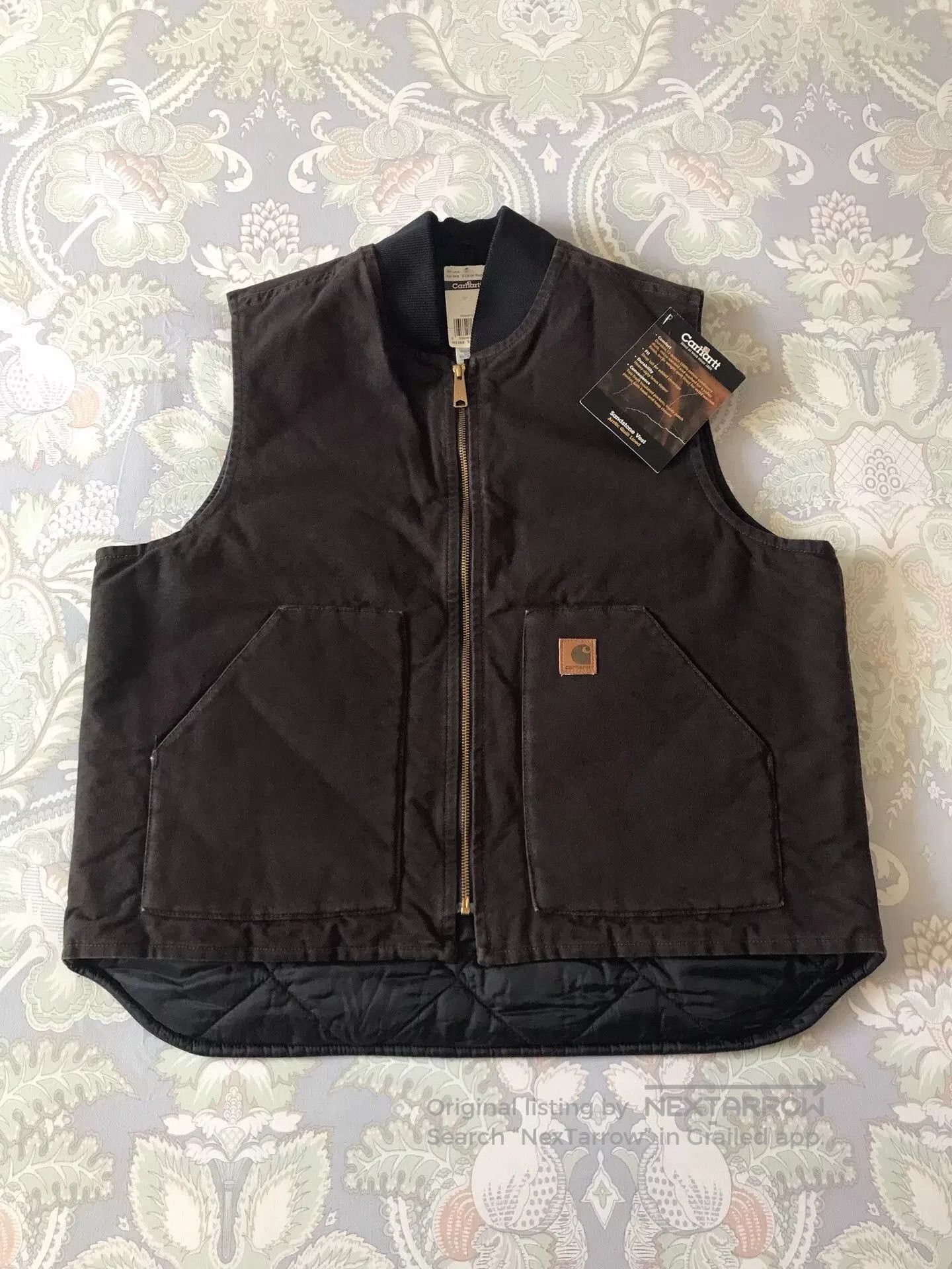 Carhartt Carhartt V02 Dark Brown Work Vest. Size US XL / EU 56 / 4 - 1 Thumbnail