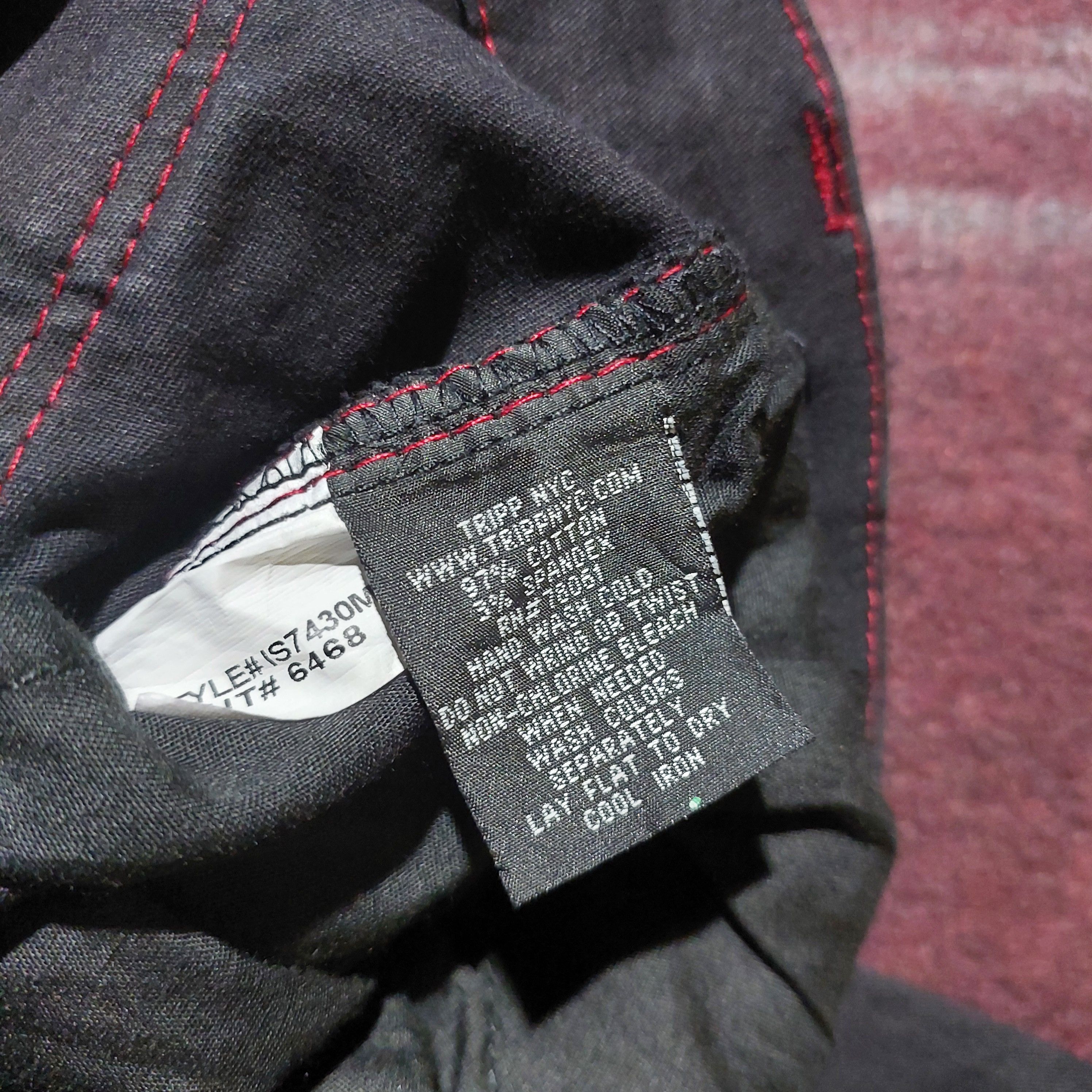 Tripp NYC Avant Garde Trip NYC X-Strap studded cargo Bondage Pants Size US 28 / EU 44 - 16 Thumbnail