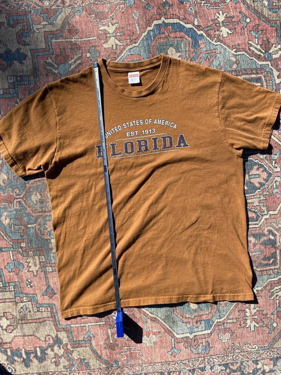 Supreme Brown Supreme Florida Established 1913 Graphic Tee Shirt XL Size US XL / EU 56 / 4 - 1 Thumbnail