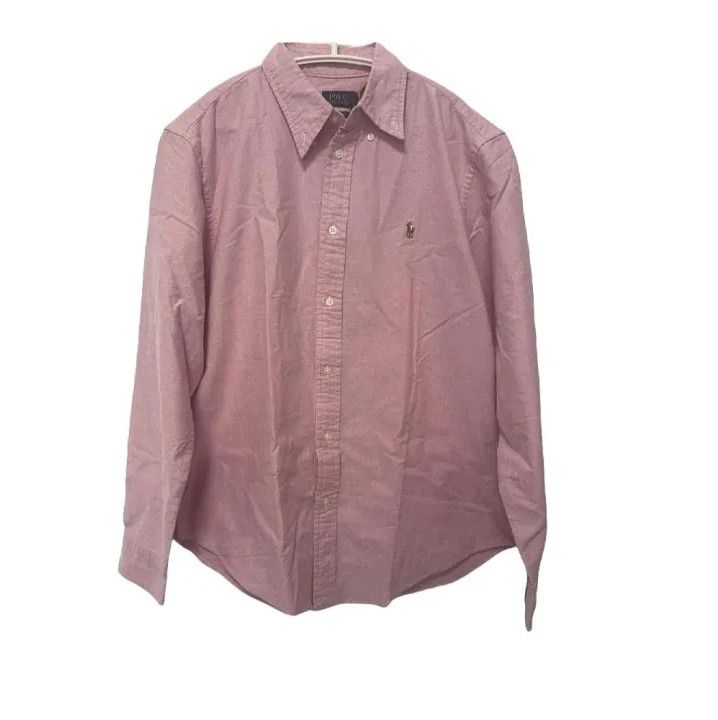 Polo Ralph Lauren Polo Ralph Lauren Pink Embroidered Logo Long-Sleeve Shirt Size US L / EU 52-54 / 3 - 1 Thumbnail
