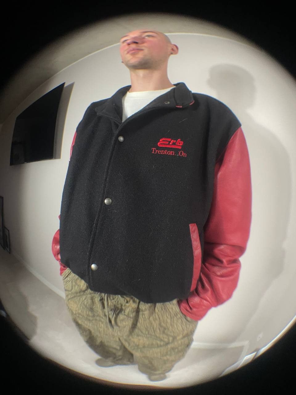Vintage Vintage Erb Transport Trenton Ontario Canada Bomber Jacket Size US XL / EU 56 / 4 - 1 Thumbnail