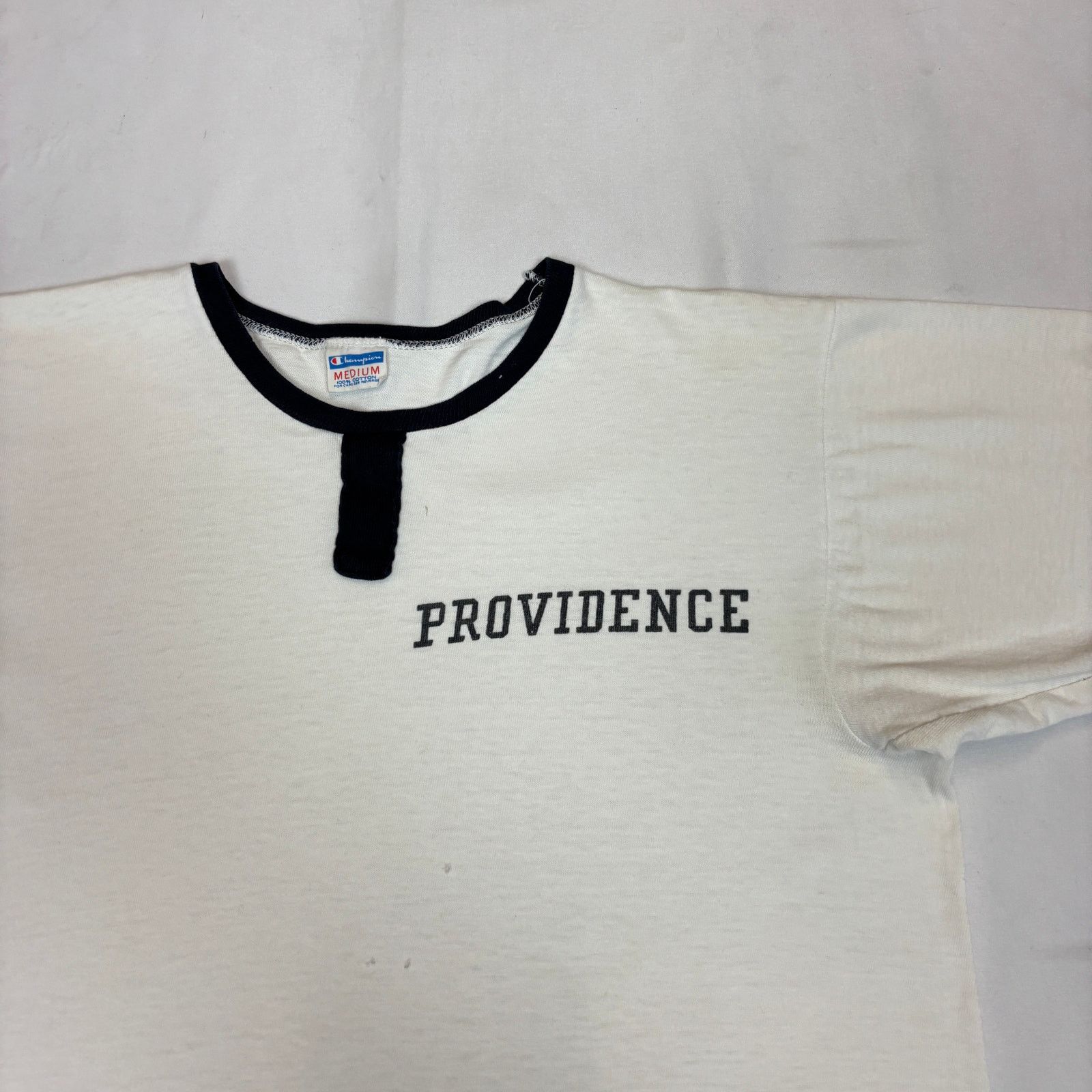 Champion Vintage 70s Champion Blue Bar Providence College Shirt M Size US M / EU 48-50 / 2 - 2 Thumbnail