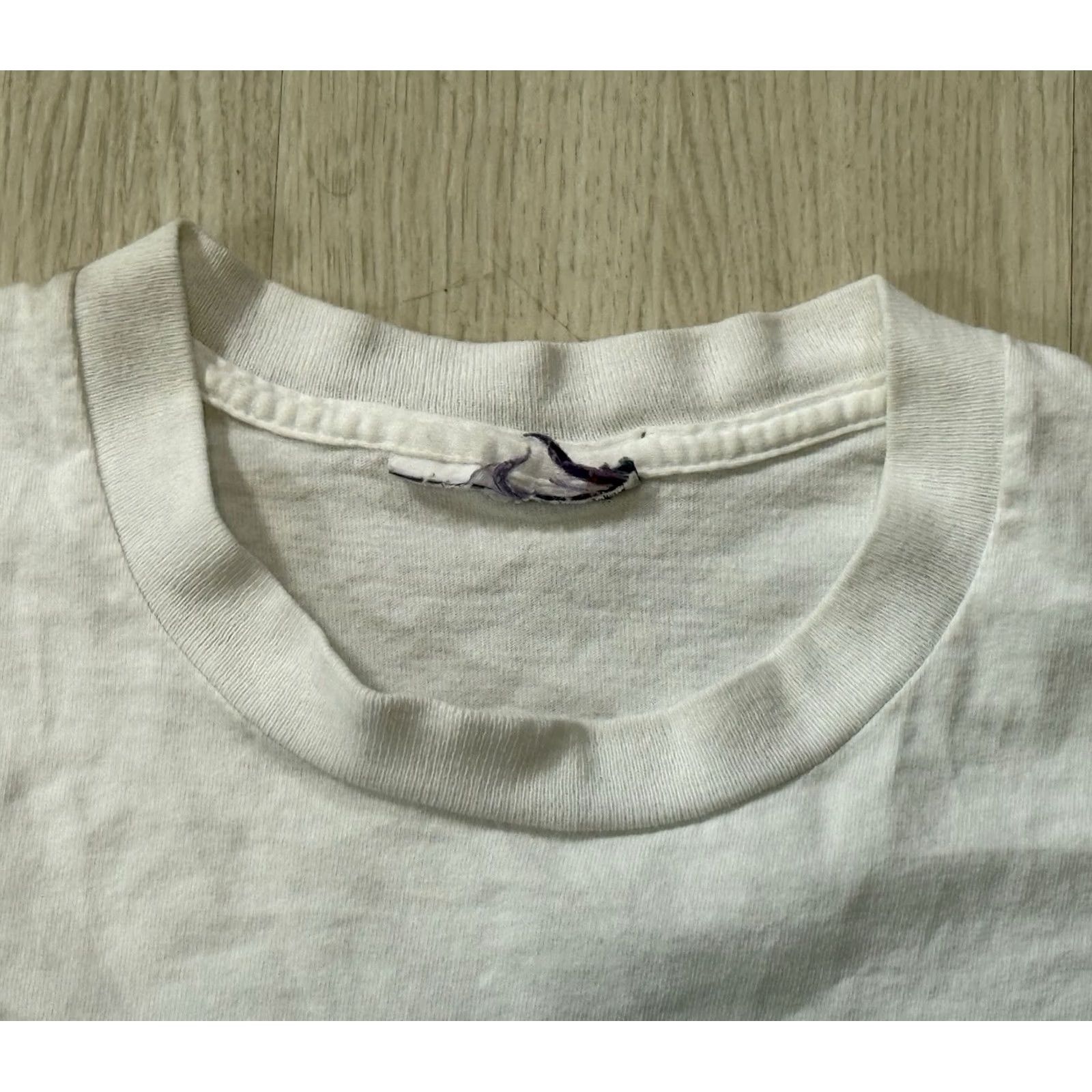 Rockport VINTAGE Eyecatcher Cape Ann Harbor MA Shirt L White Crew Neck Graphic Print 90s Art Nautical Mens Size US L / EU 52-54 / 3 - 6 Thumbnail