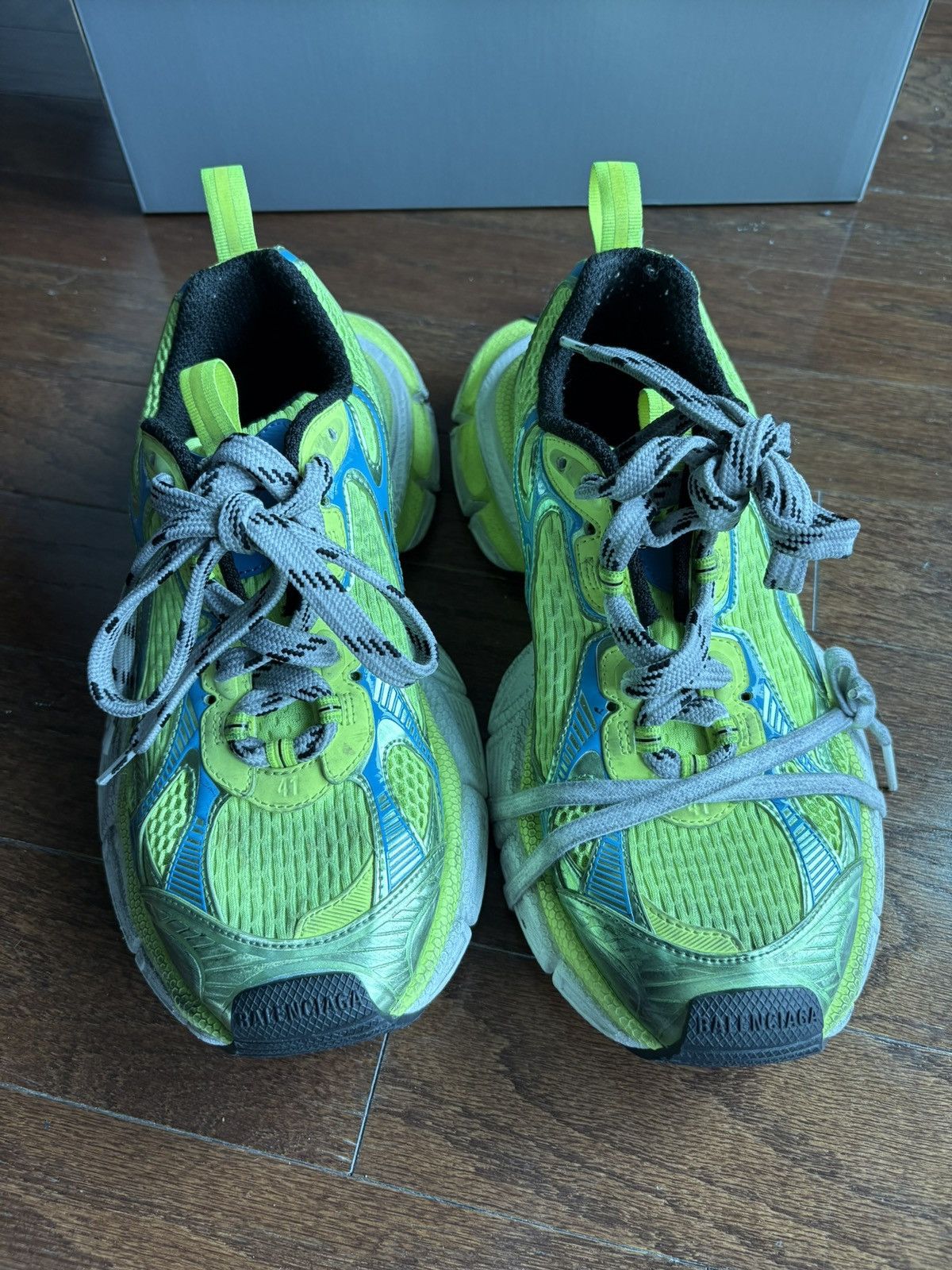 Balenciaga Balenciaga 3XL Green Yellow Blue Sneaker Size US 8 / EU 41 - 4 Thumbnail