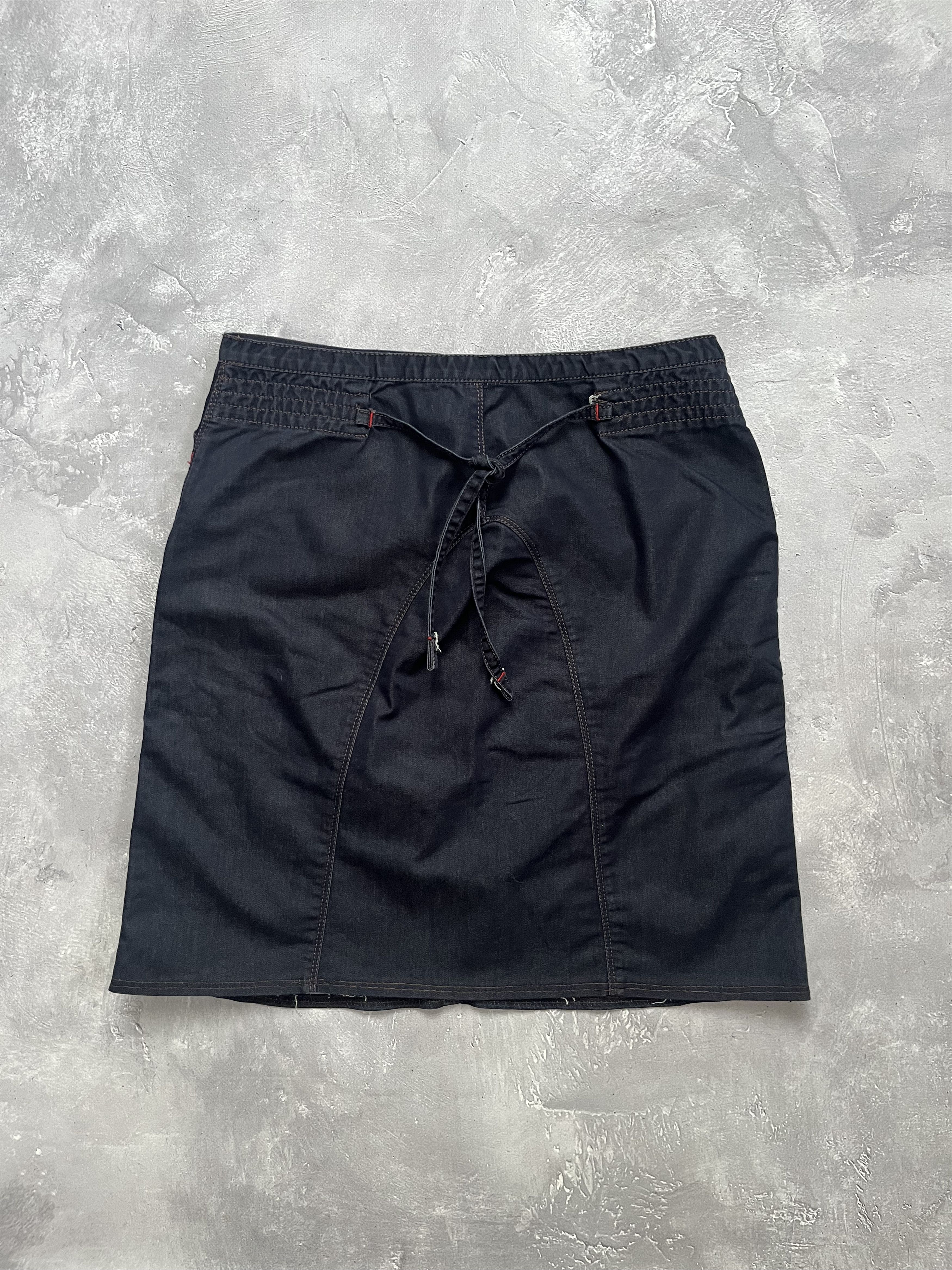 Marithe + Francois Girbaud Marithe Francois Girbaud Utility Mini Skirt Zip Side Pockets Size 27" / US 4 / IT 40 - 2 Thumbnail