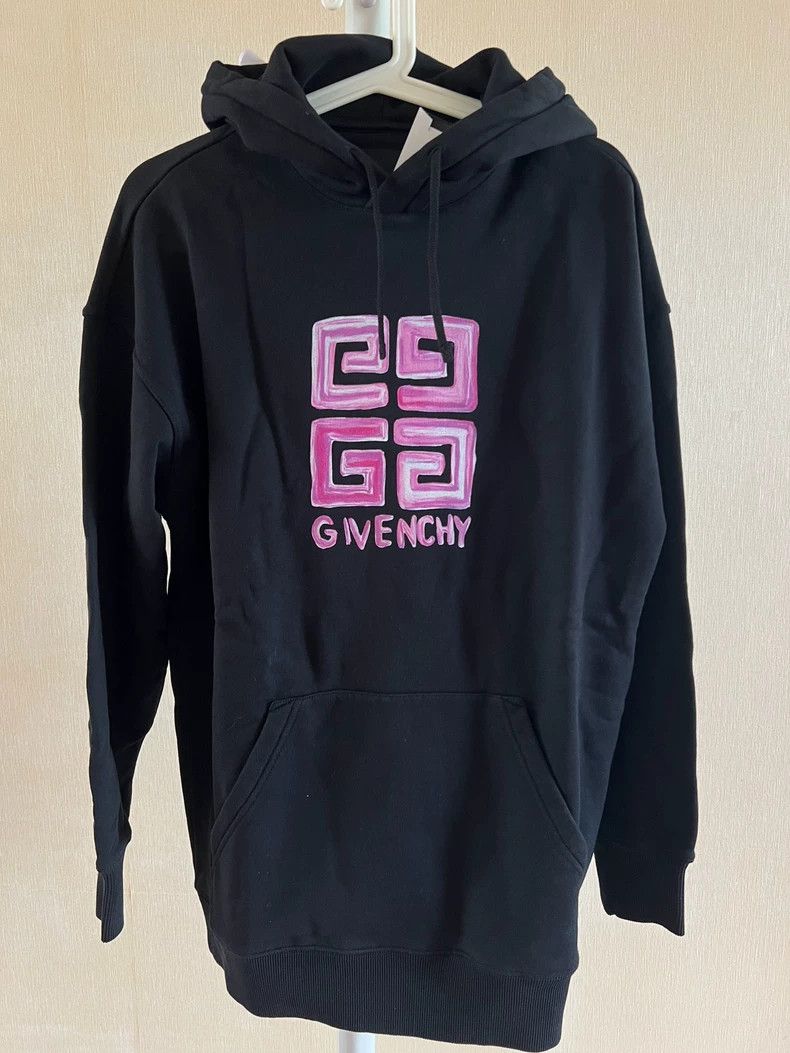 Givenchy Givenchy Women's Black Hooded Sweatshirt Size US XXS / EU 40 - 1 Thumbnail
