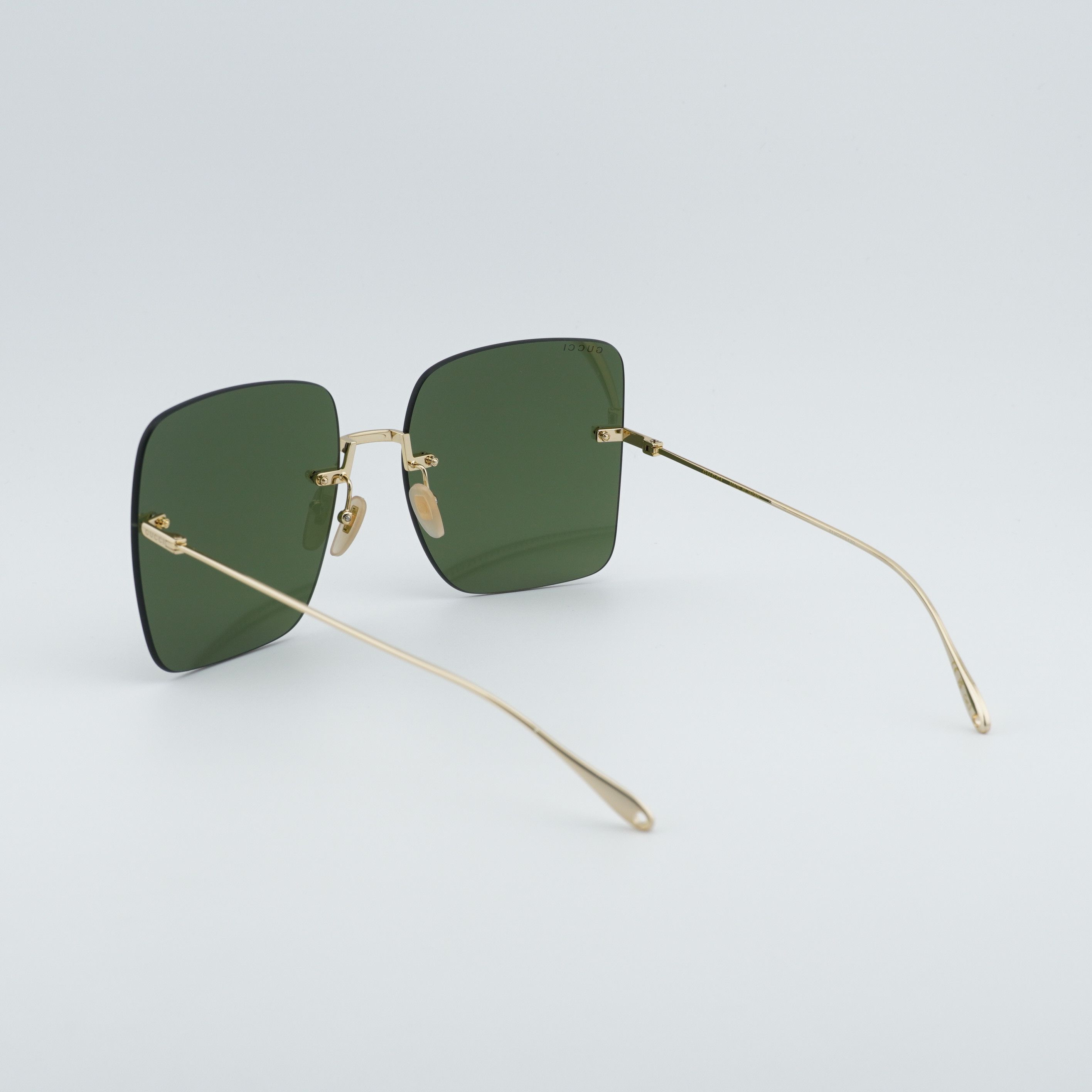 Gucci Gucci GG1147S 002 Rimless Sunglasses Gold Butterfly Frame Size ONE SIZE - 6 Thumbnail