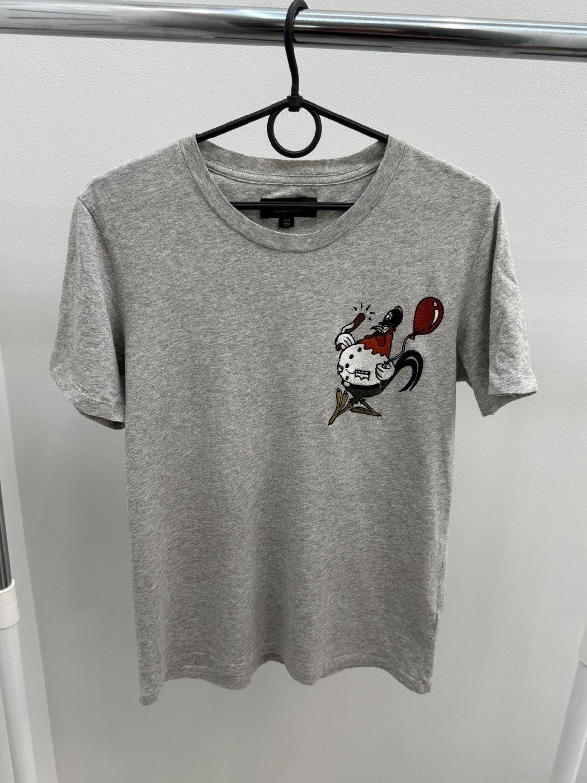Burberry Burberry Bird Police Embroidered Cotton Tee T-shirt Size US XS / EU 42 / 0 - 1 Thumbnail