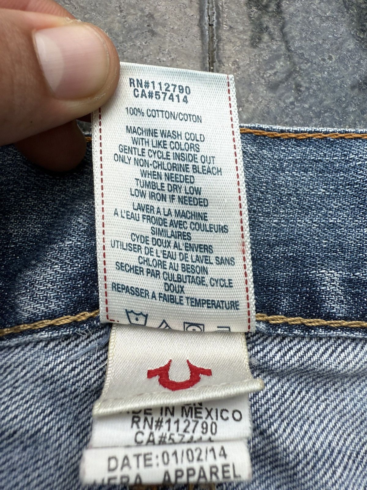 True Religion 90’s TRUE RELIGION RARE POCKET LOGO Y2K VINTAGE DENIM PANTS Size US 29 - 13 Thumbnail