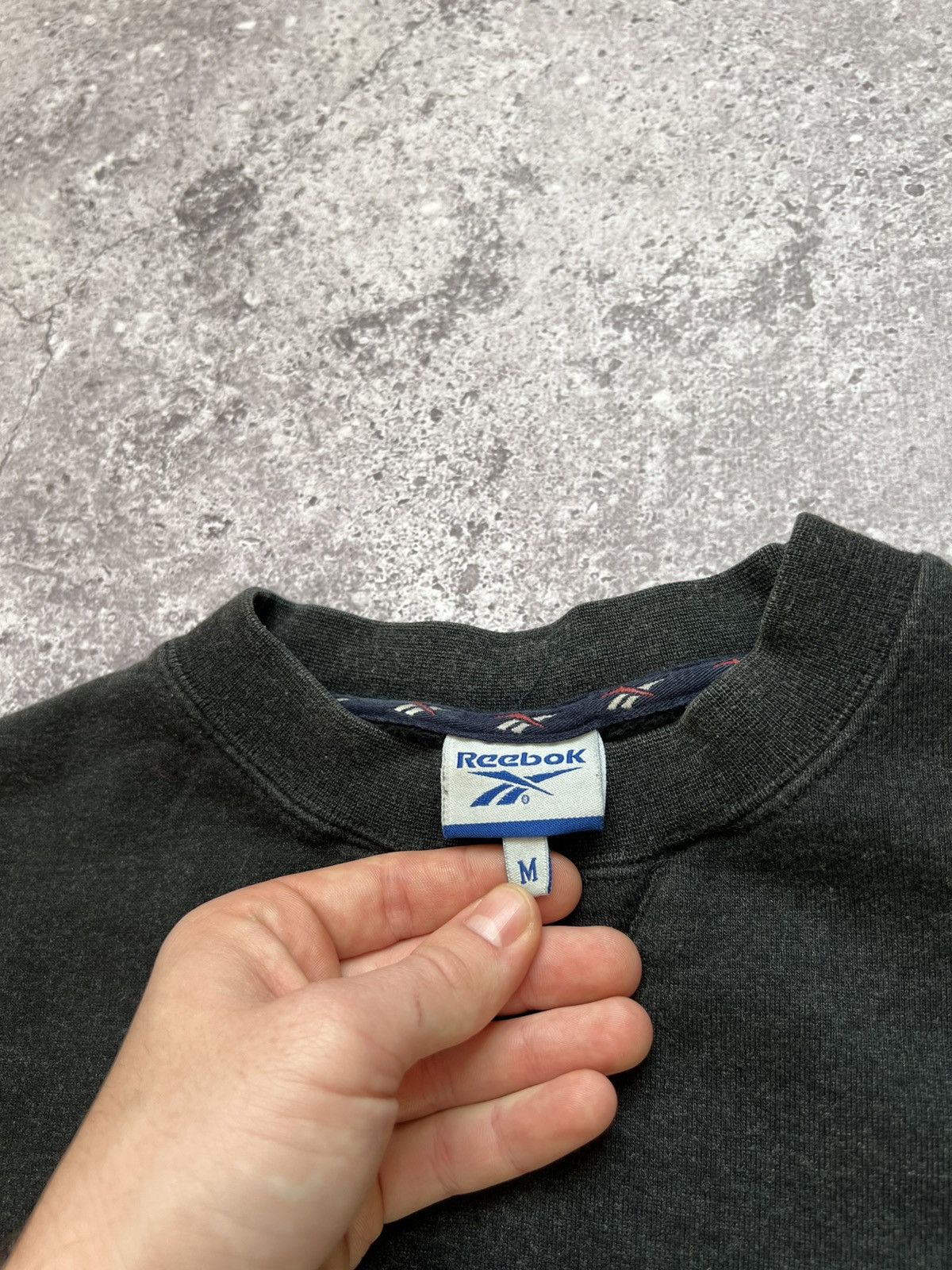Reebok × Vintage Vintage Reebok Sweatshirt 90s Big Logo Size US M / EU 48-50 / 2 - 13 Thumbnail
