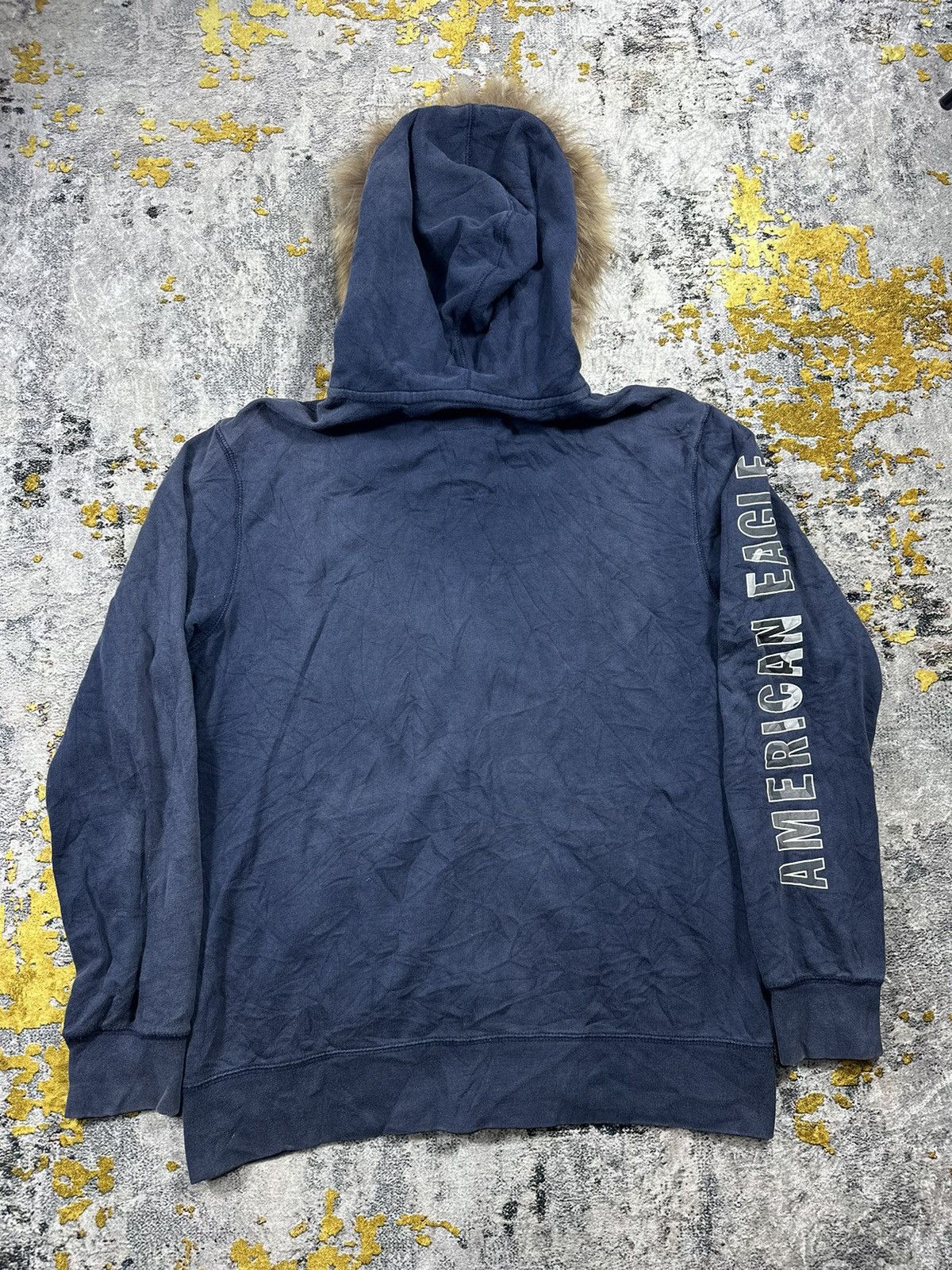 American Eagle Outfitters × If Six Was Nine × Le Grande Bleu (L.G.B.) CRAZY FADED FUR ZIPHOODIE AMERICAN EAGLE IFSIXWASNINE STYLE Size US XL / EU 56 / 4 - 4 Thumbnail