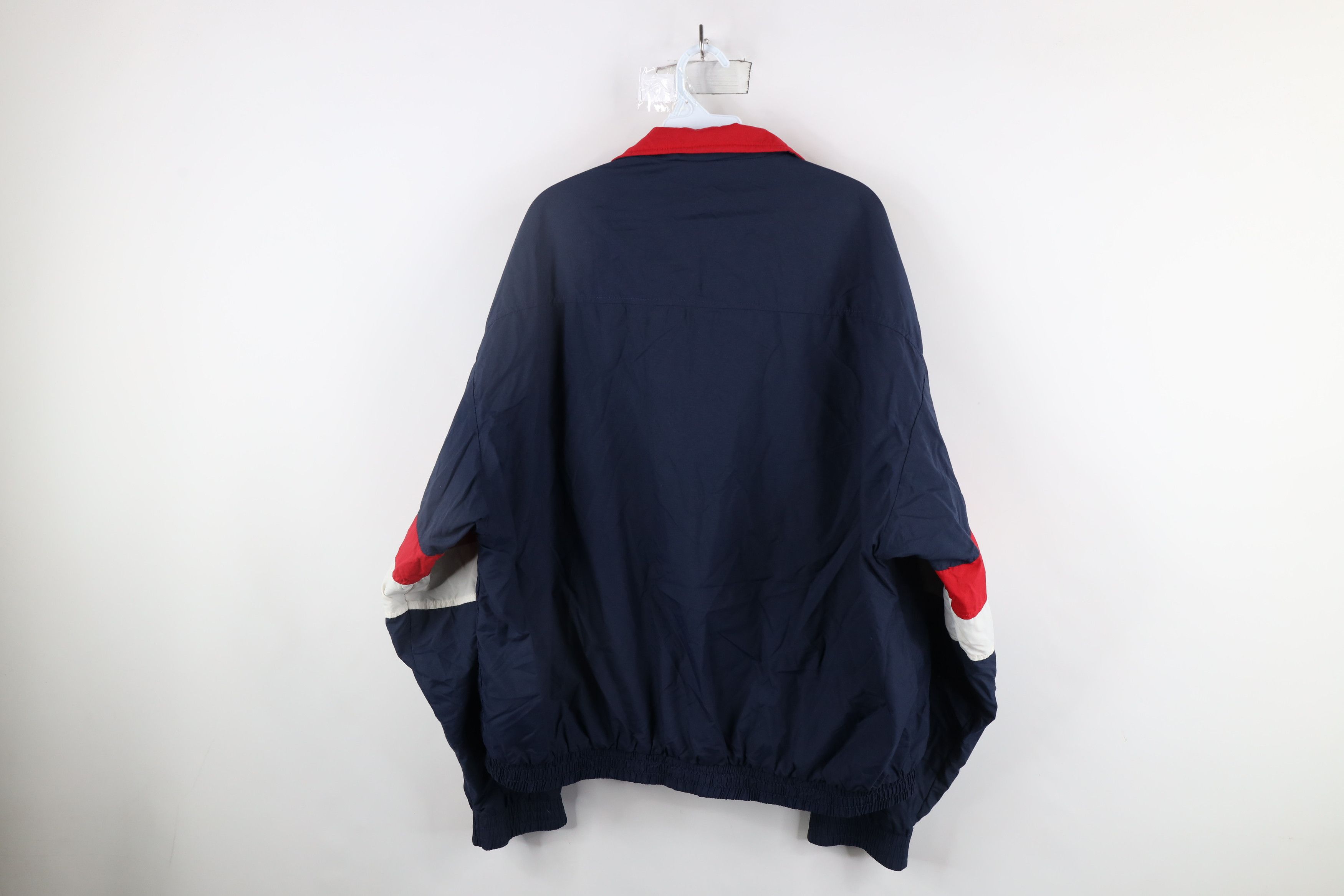 Vintage Vintage 90s NASCAR 1 Racing Striped Windbreaker Jacket USA Size US XXL / EU 58 / 5 - 13 Thumbnail