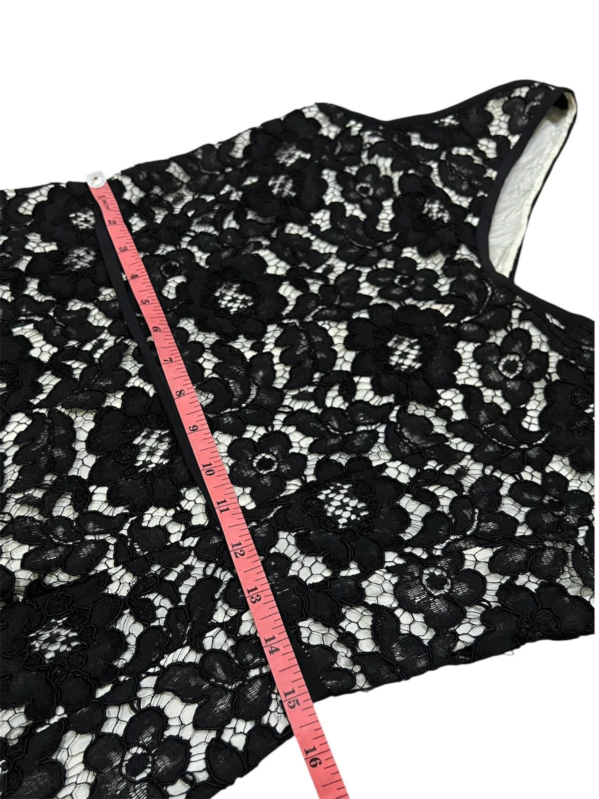 Moschino Vintage Moschino Lace Sleeveless Sheath Dress Floral Pattern Size M / US 6-8 / IT 42-44 - 8 Thumbnail