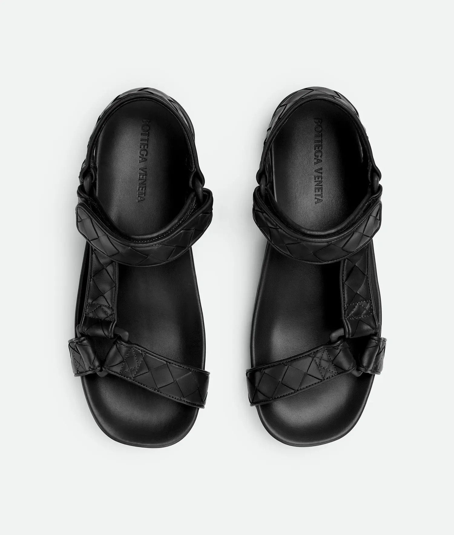 Bottega Veneta o1bcso1str0925 Trip Sandals in Black Size US 8 / EU 41 - 4 Thumbnail