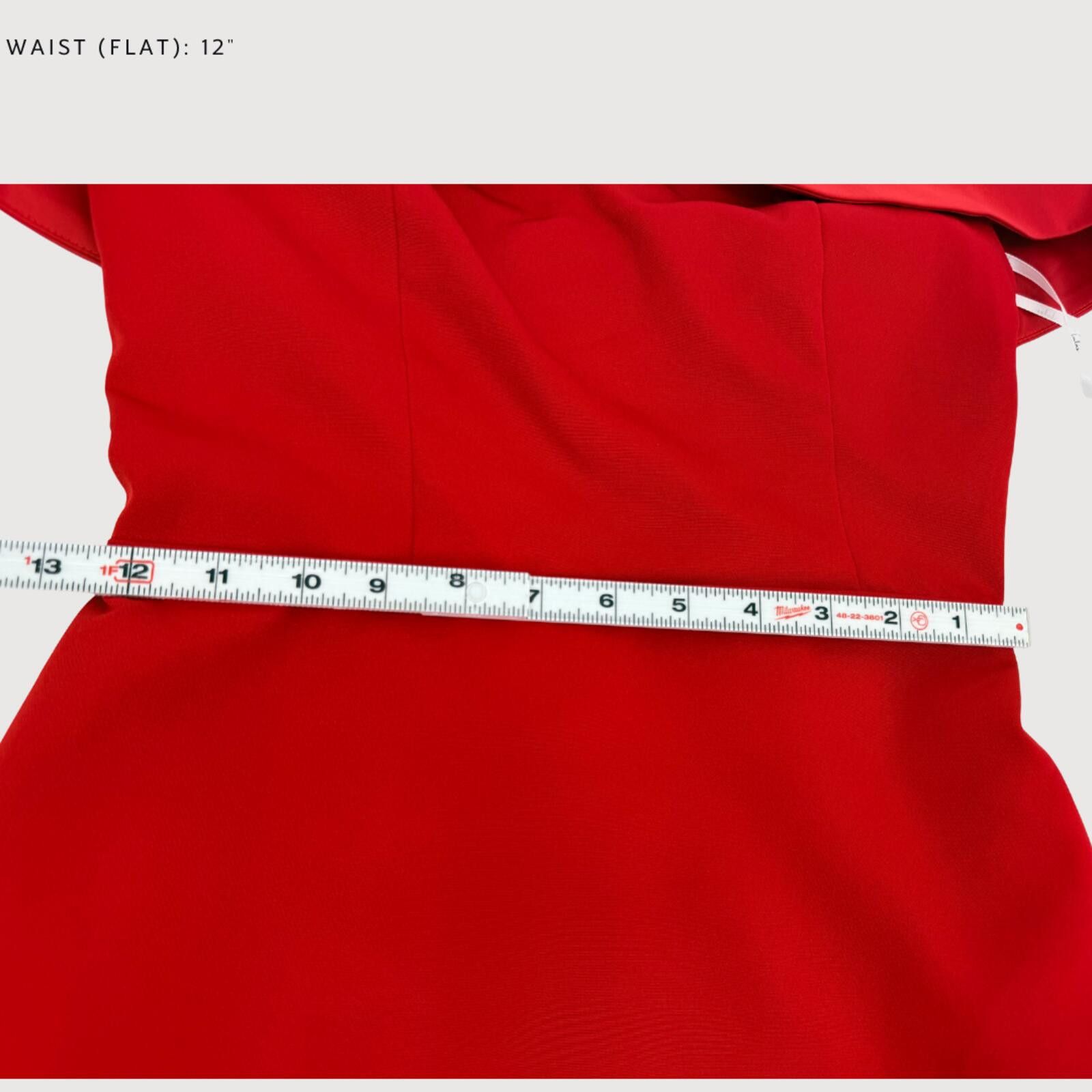 Lulus Lulus Red Off Shoulder Mini Dress Bodycon NWT XS Size XS / US 0-2 / IT 36-38 - 8 Thumbnail