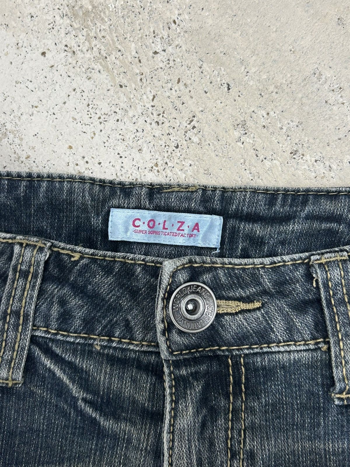Hysteric Glamour × If Six Was Nine × Japanese Brand Flare Colza Japan Clawn Marks Fade Washed Heavy Whiskered Size US 30 / EU 46 - 11 Thumbnail