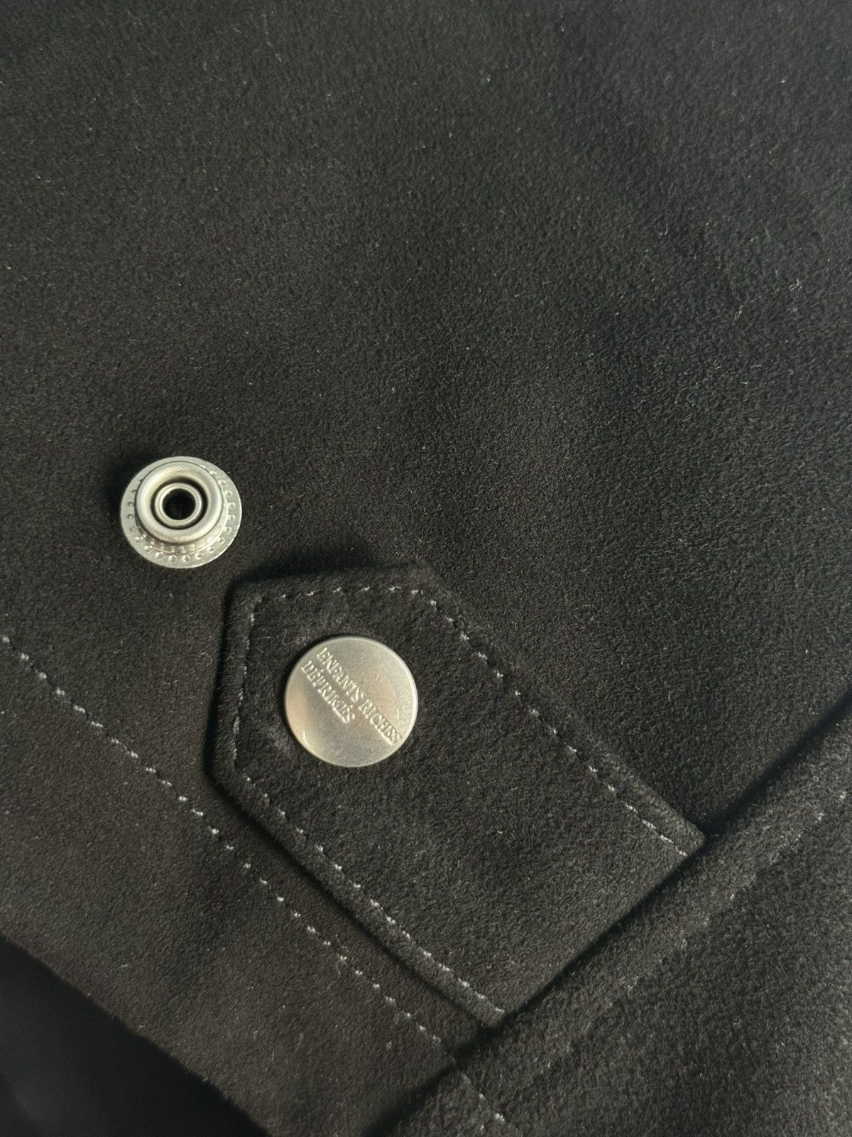 Enfants Riches Deprimes 🚭ICONIC🚭 FALL/WINTER 2023 SILK LAMBSKIN SUEDE WESTERN JACKET Size US L / EU 52-54 / 3 - 5 Thumbnail