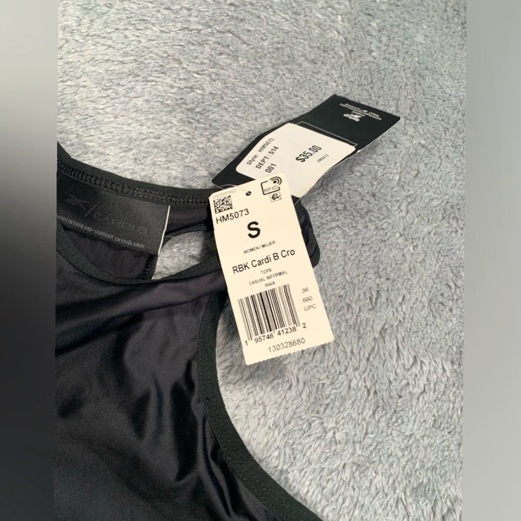 Reebok Reebok Black Sports Bra Small NWT User: Reebok Black Sports Bra Small NWT Size ONE SIZE - 3 Thumbnail