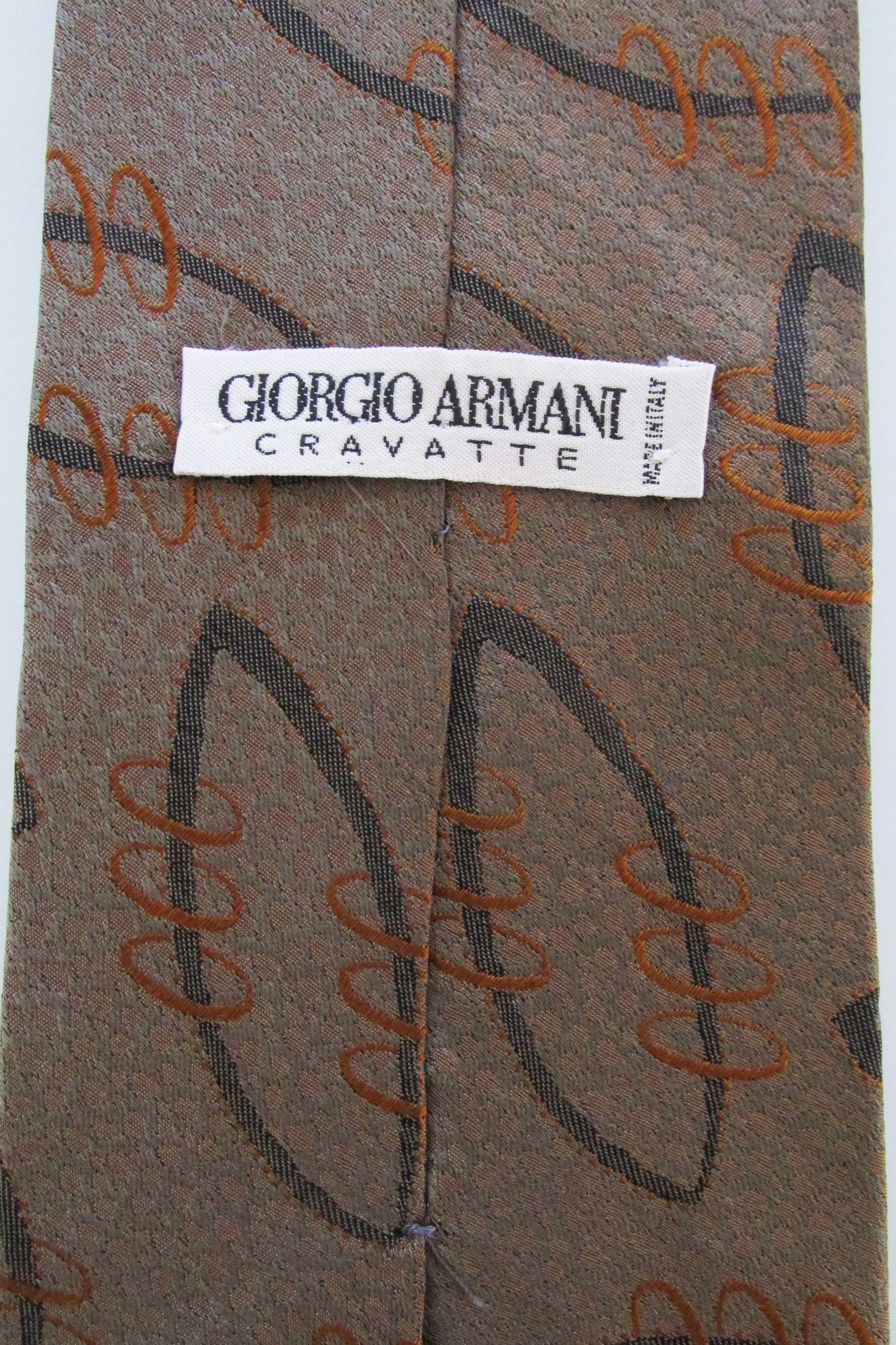 Giorgio Armani Giorgio Armani Men's Silk Tie Size ONE SIZE - 4 Thumbnail