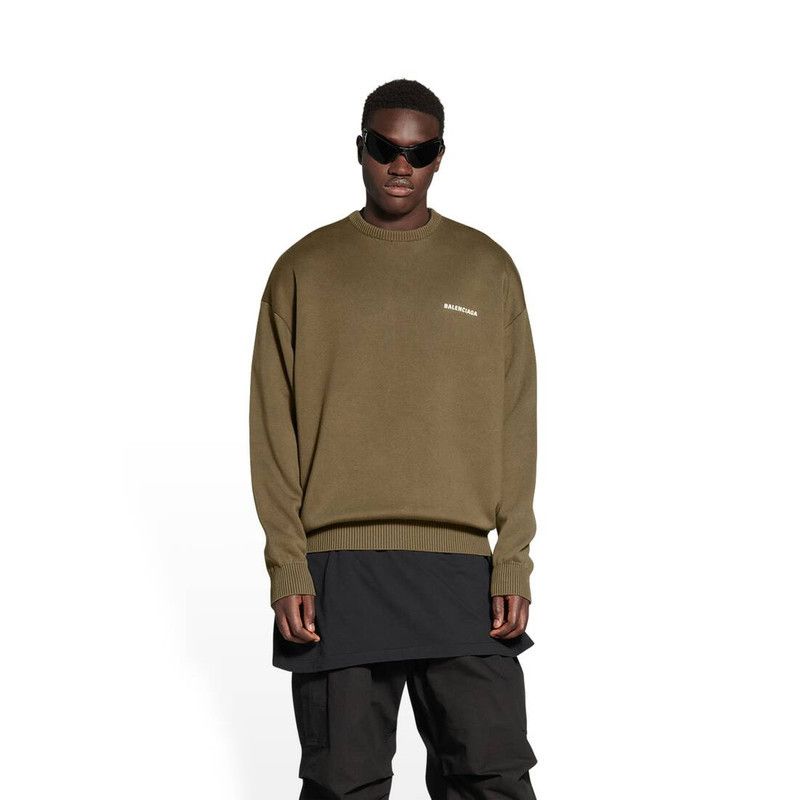 o1tr1nto0126 Political Campaign Sweater in Brown