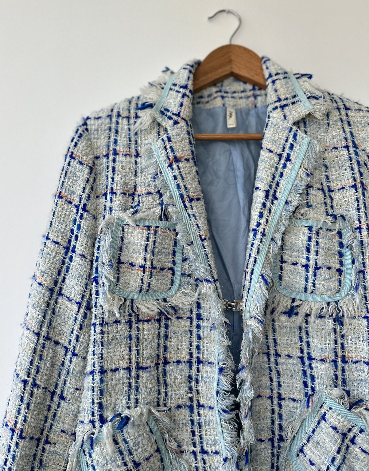 Elisa Cavaletti Bottega Elisa Cavaletti Italy Jacket Blazer Wool Alpaca L Size L / US 10 / IT 46 - 5 Thumbnail