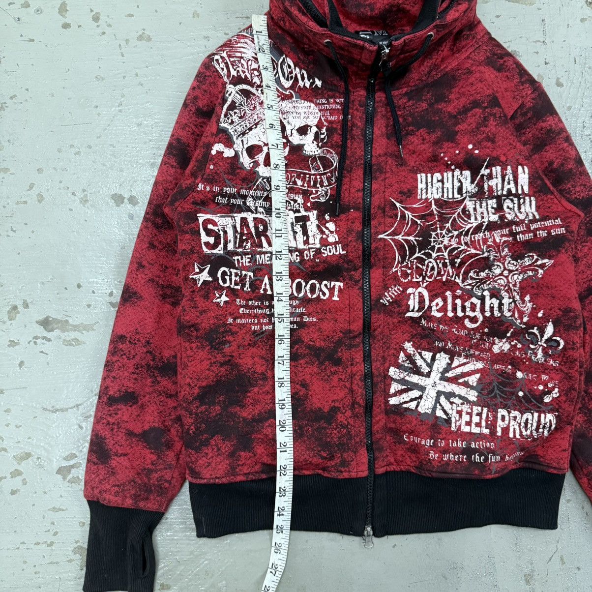 If Six Was Nine Clash Punk Poem Cross Seditionaries bono with hood jacket Size US M / EU 48-50 / 2 - 6 Thumbnail