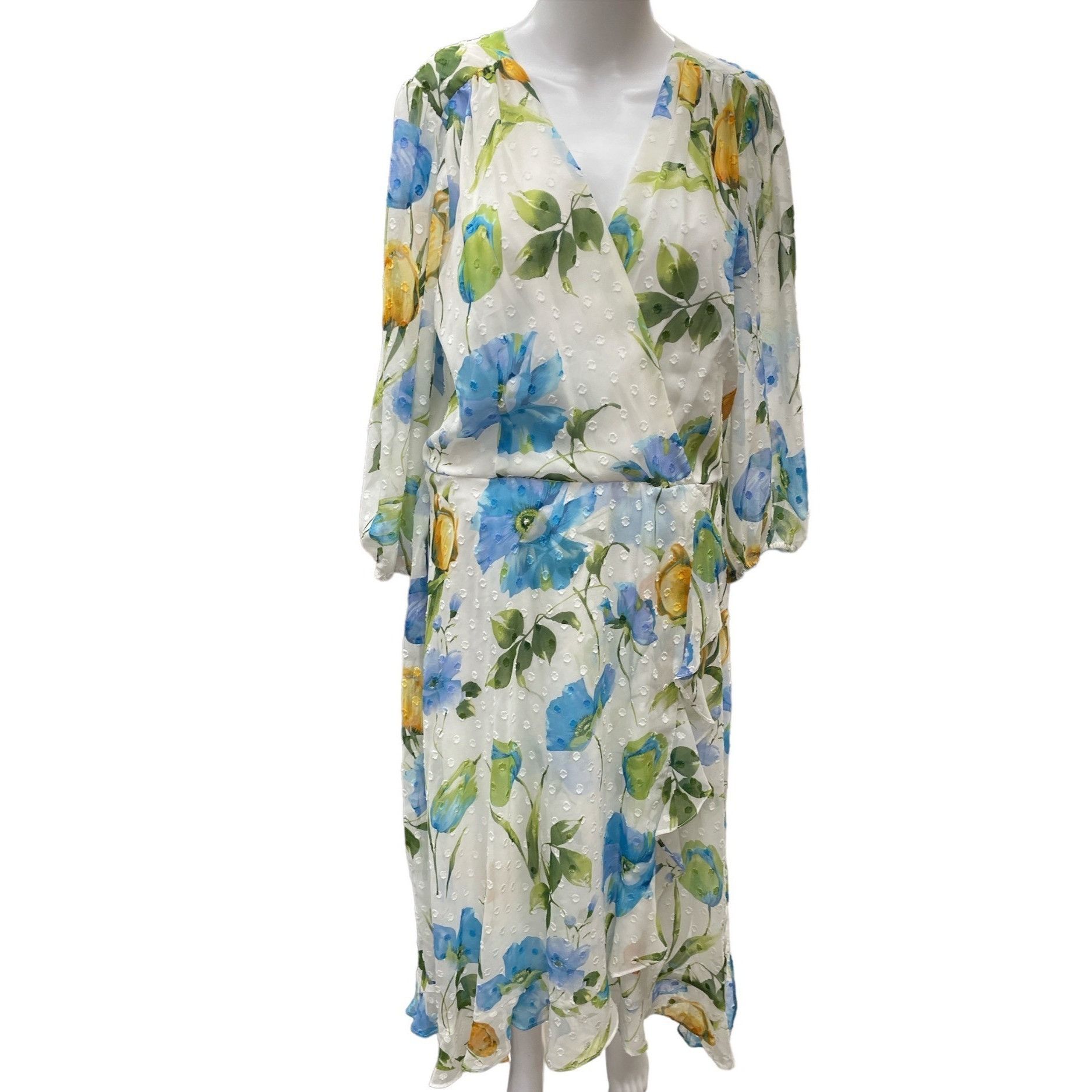Other Gabby Skye WomensFloral Mid Long Sleeve Dress size 14 SKU 15 Size XL / US 12-14 / IT 48-50 - 1 Thumbnail