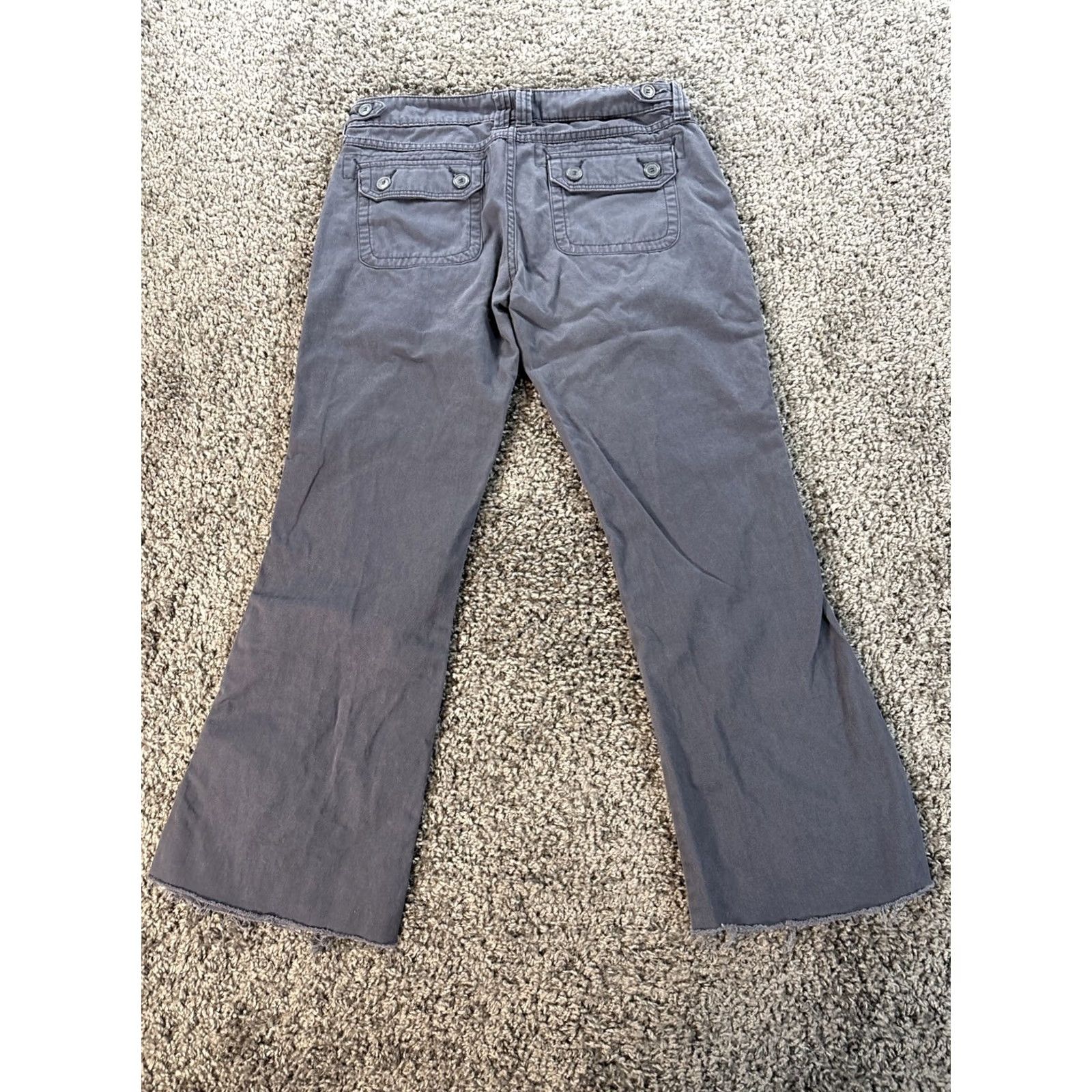 Aeropostale VINTAGE Aeropostale Jeans Bootcut Womens 32x28 Gray Low Rise 28in Inseam Relaxed Pockets Y2K Size 24" / US 00 / IT 34 - 7 Thumbnail