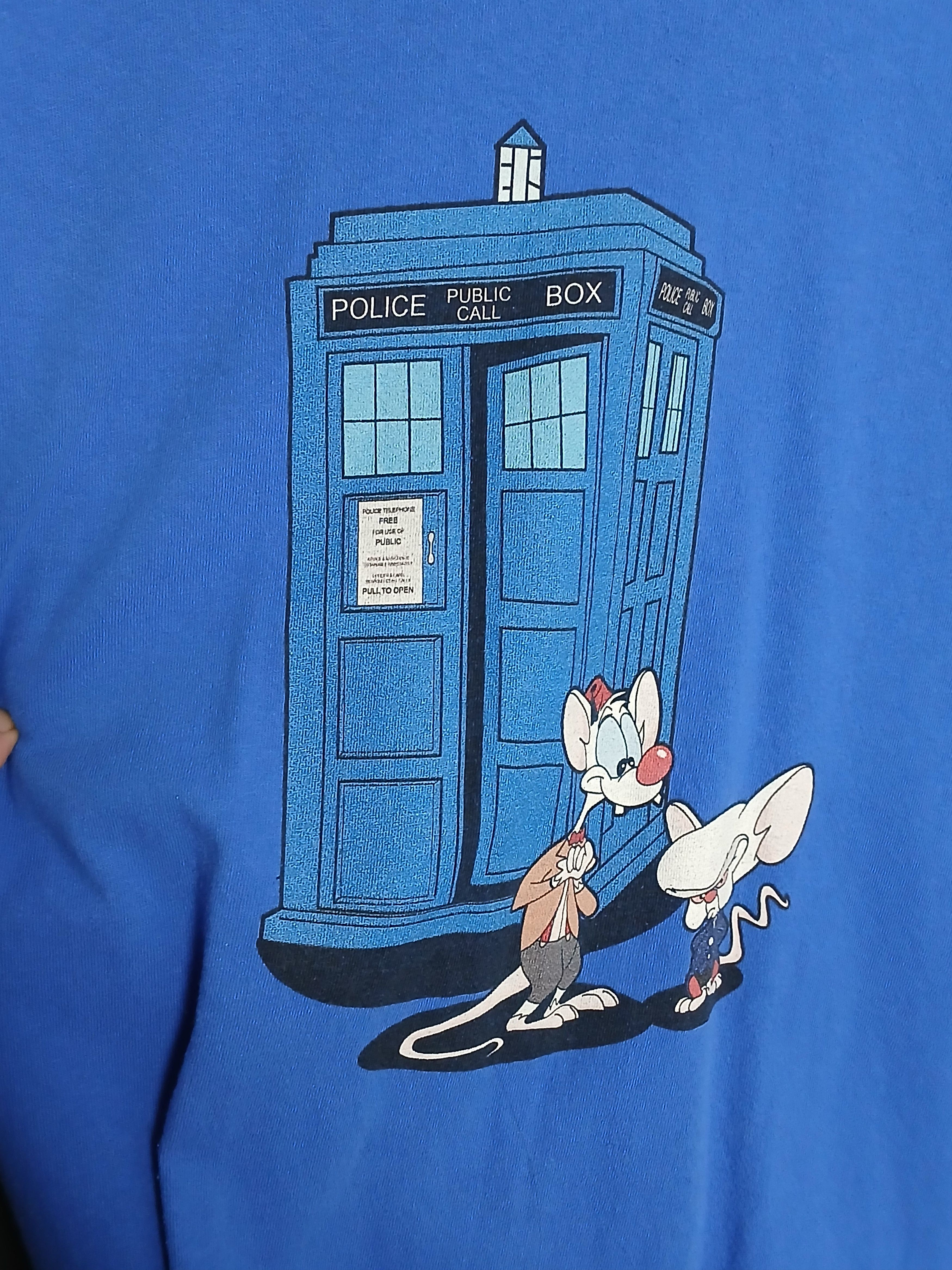 Cartoon Network × Vintage Vintage Pinky And The Brain Cartoon T-Shirt Size US M / EU 48-50 / 2 - 3 Thumbnail