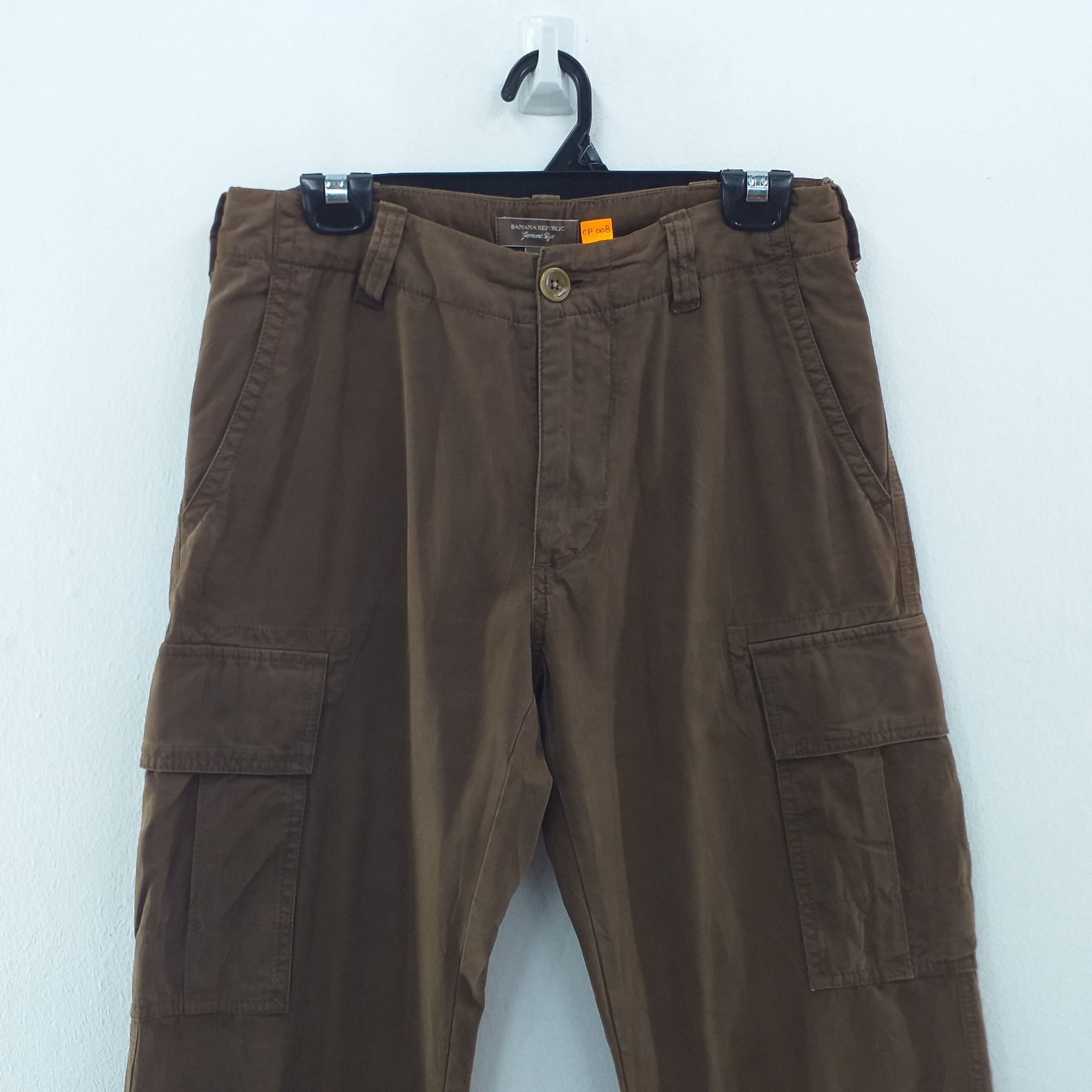 Japanese Brand Banana Republic Cargo Multiple Pockets Pants 30 x 32.5 CP008 Size US 30 / EU 46 - 3 Thumbnail